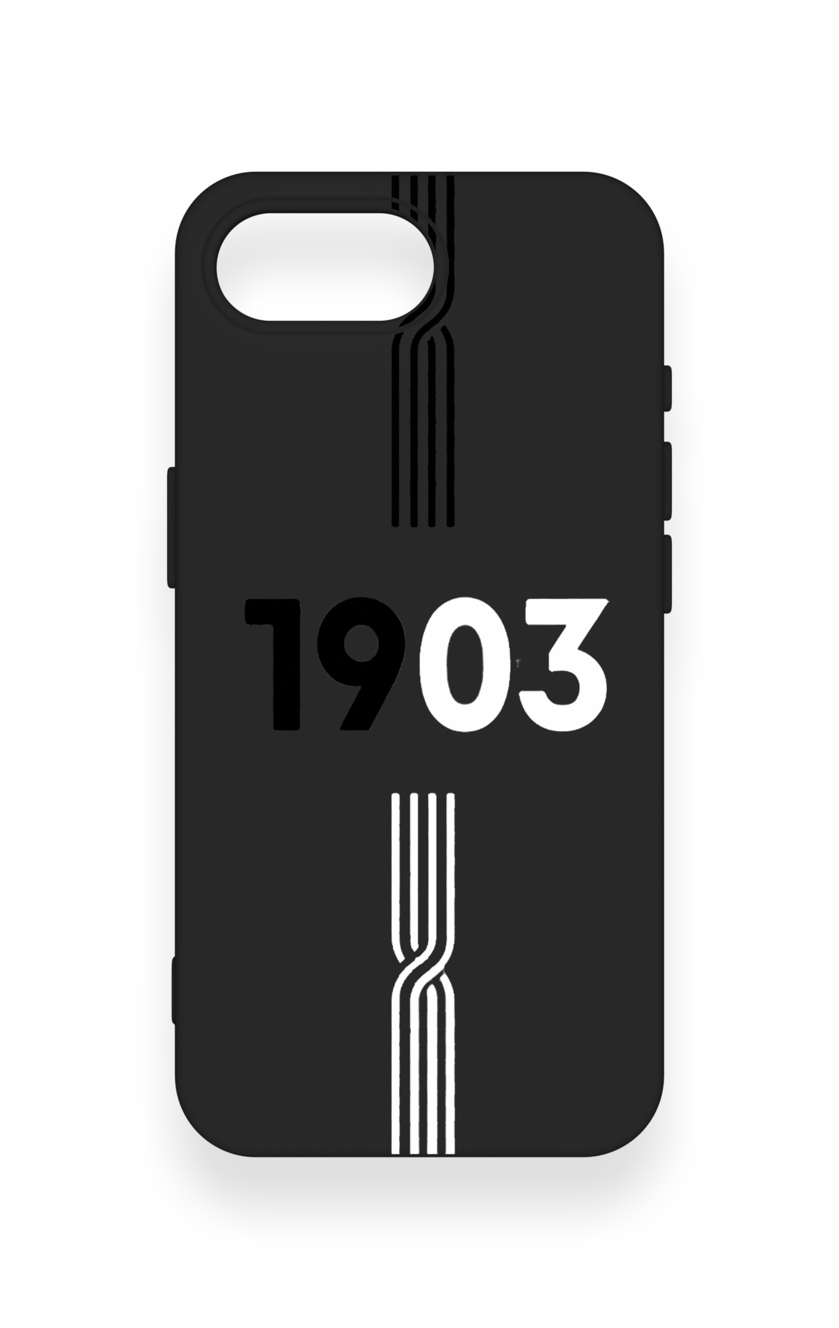 iPhone 16E Uyumlu 1903 Kemer Desenli Silikon Kılıf