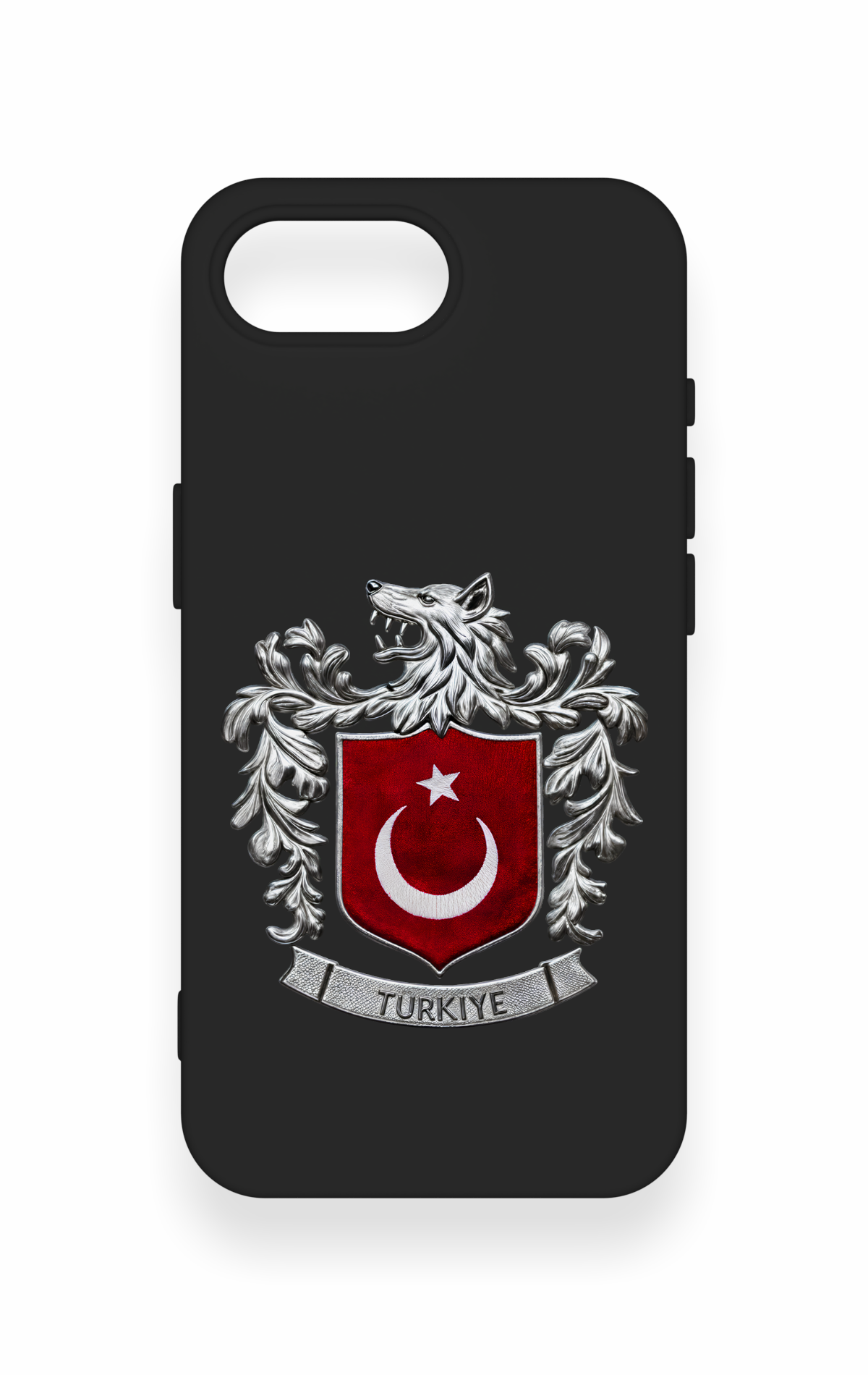 iPhone 16E Uyumlu Türk Arma Desenli Silikon Kılıf