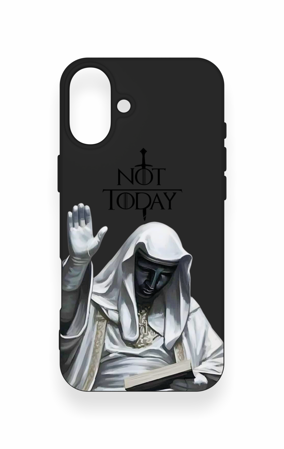 iPhone 16 Plus Uyumlu Not Today Desenli Silikon Kılıf
