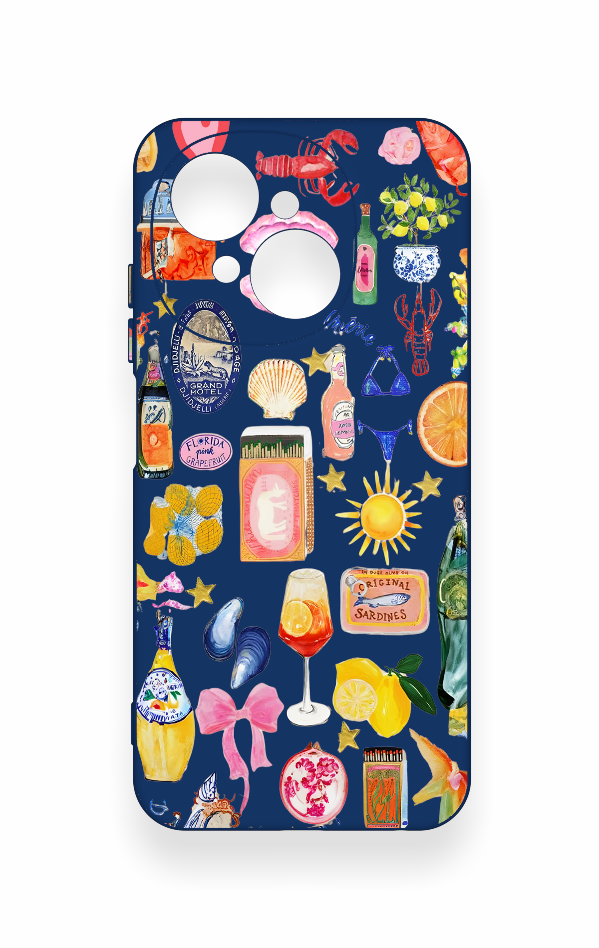 Tecno Spark Go1 Uyumlu Summer Desenli Silikon Kılıf