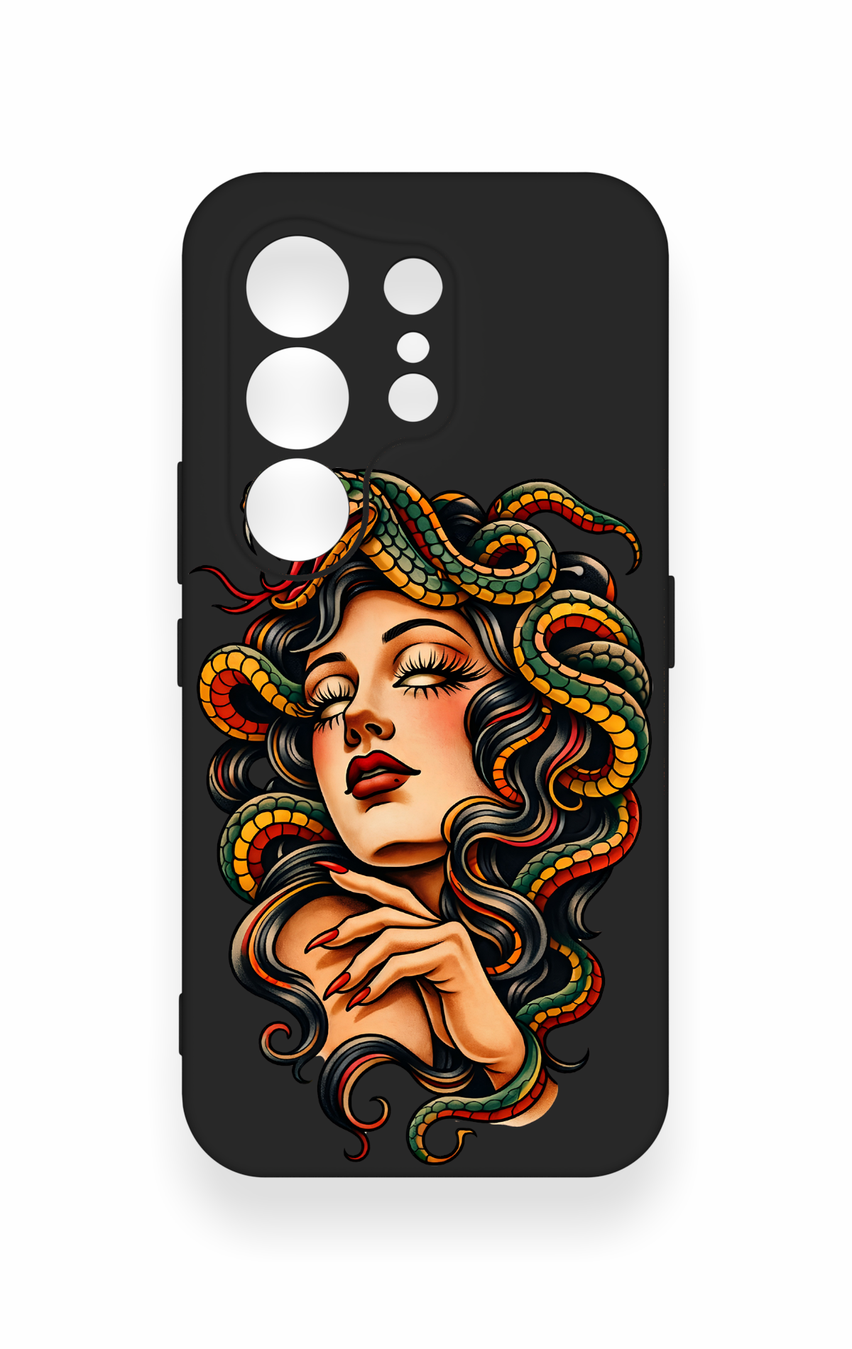 Tecno Camon 50 4G Uyumlu Medusa Desenli Silikon Kılıf