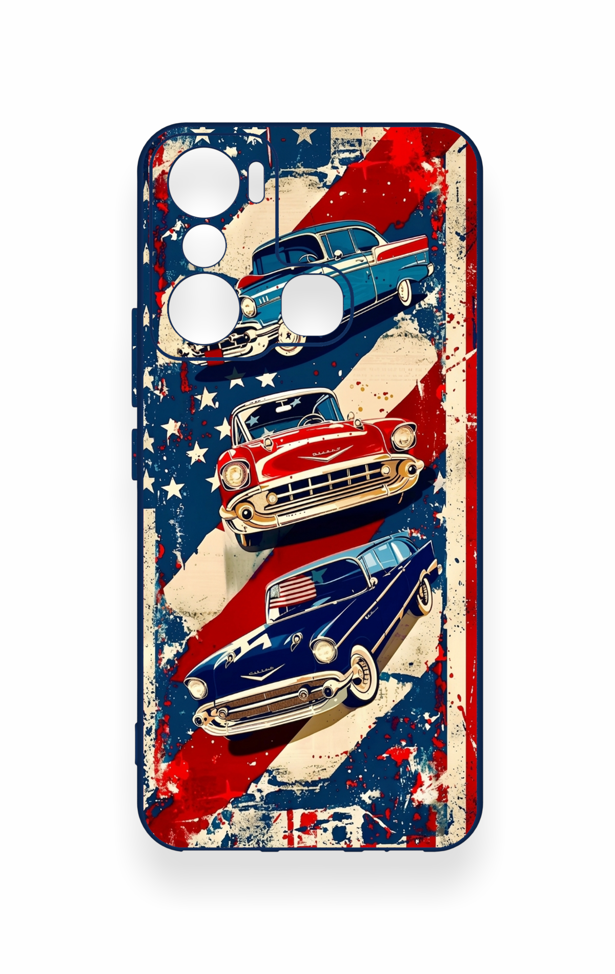 İnfinix Hot 20i Uyumlu Amerikan Chevrolet Desenli Silikon Kılıf