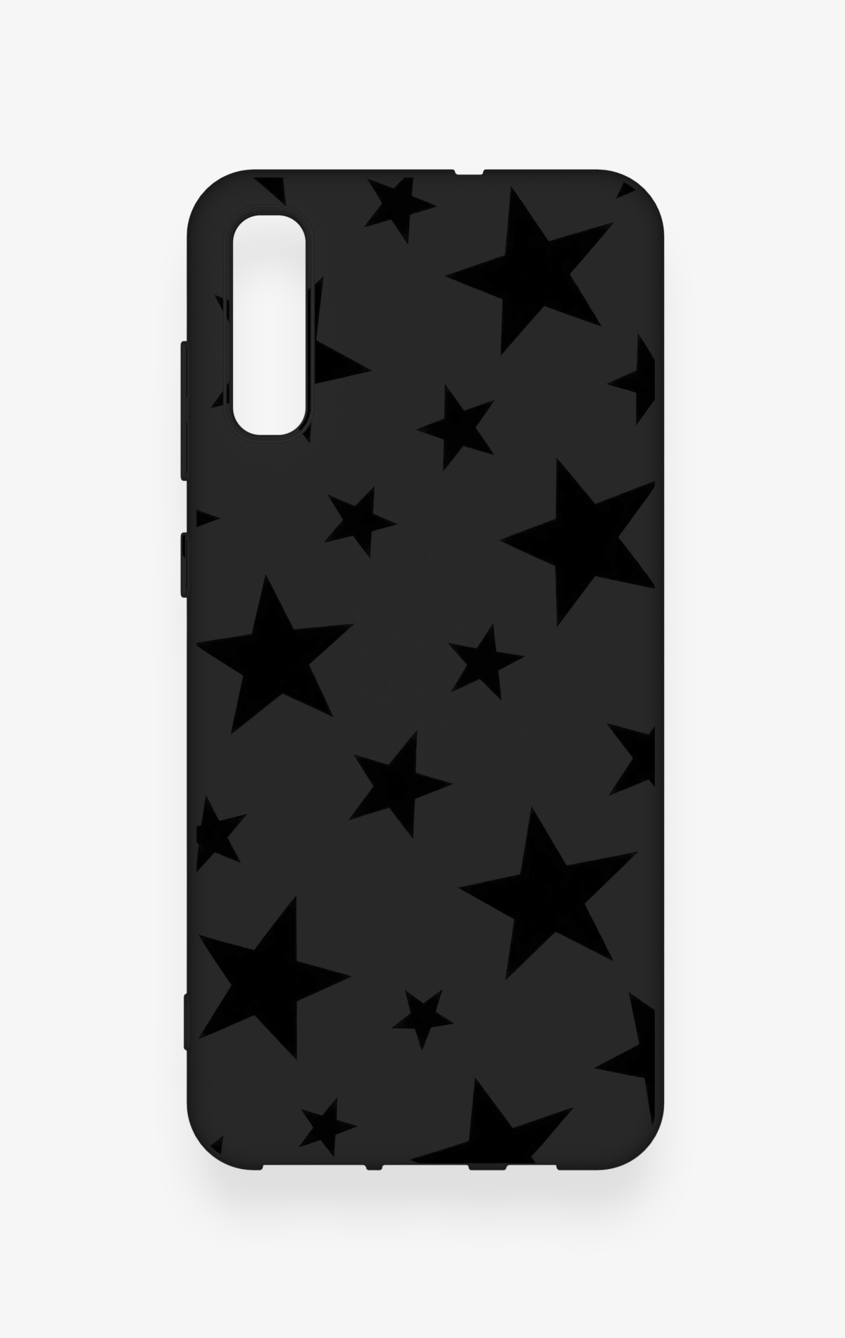 Samsung A70 Uyumlu Siyah Star Desenli Silikon Kılıf