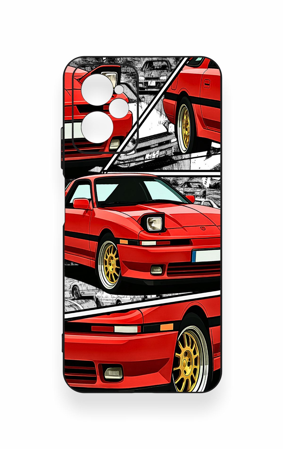 Casper Via X30 Uyumlu Kırmızı Supra Desenli Silikon Kılıf