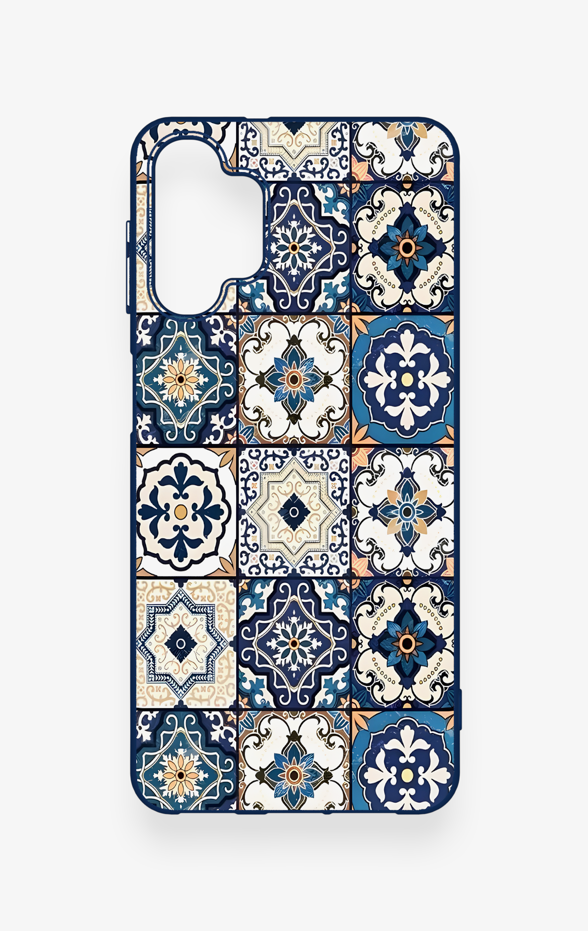 Samsung A32 Uyumlu Mozaik Çini Desenli Silikon Kılıf