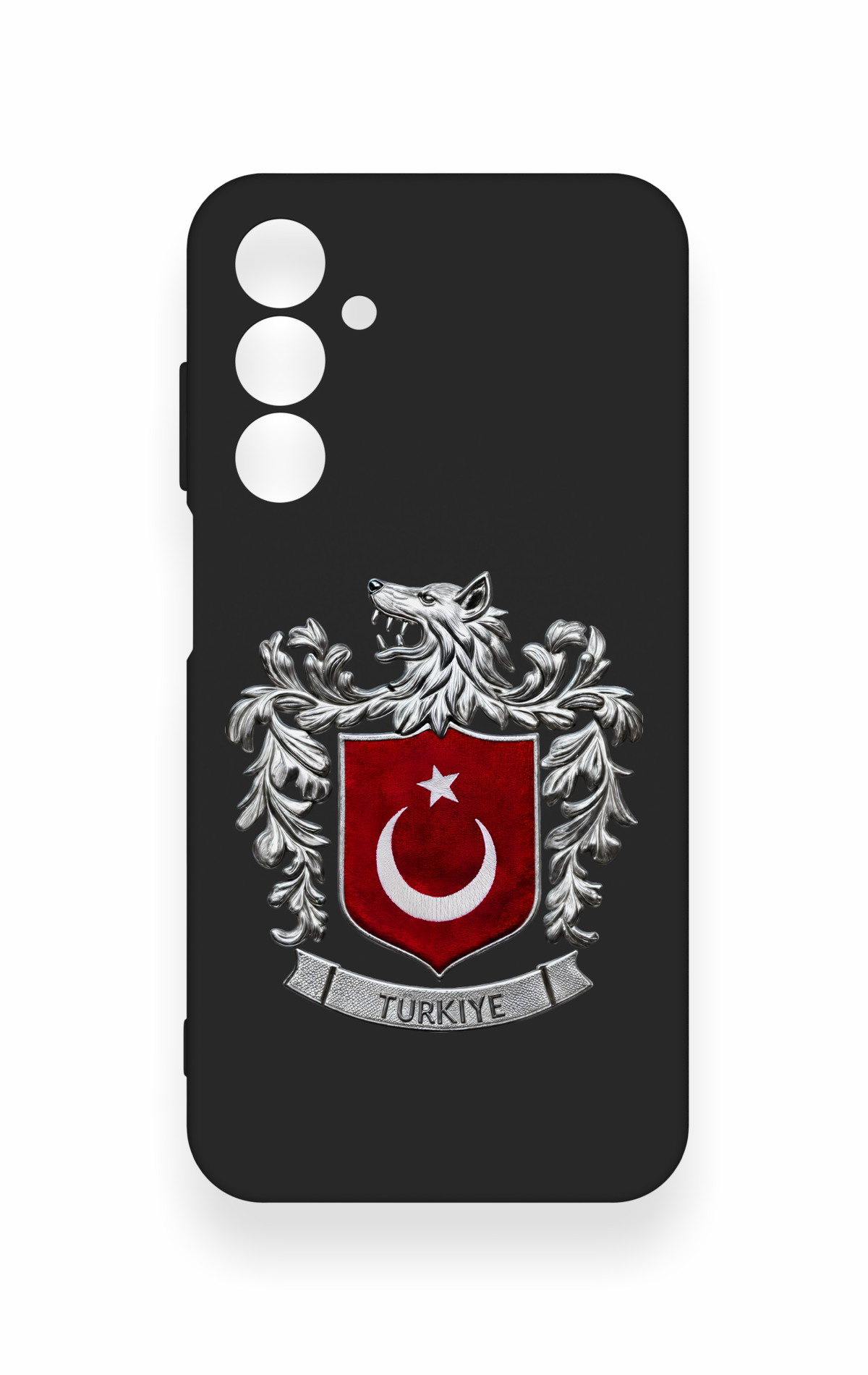 Samsung A25 Uyumlu Türk Arma Desenli Silikon Kılıf