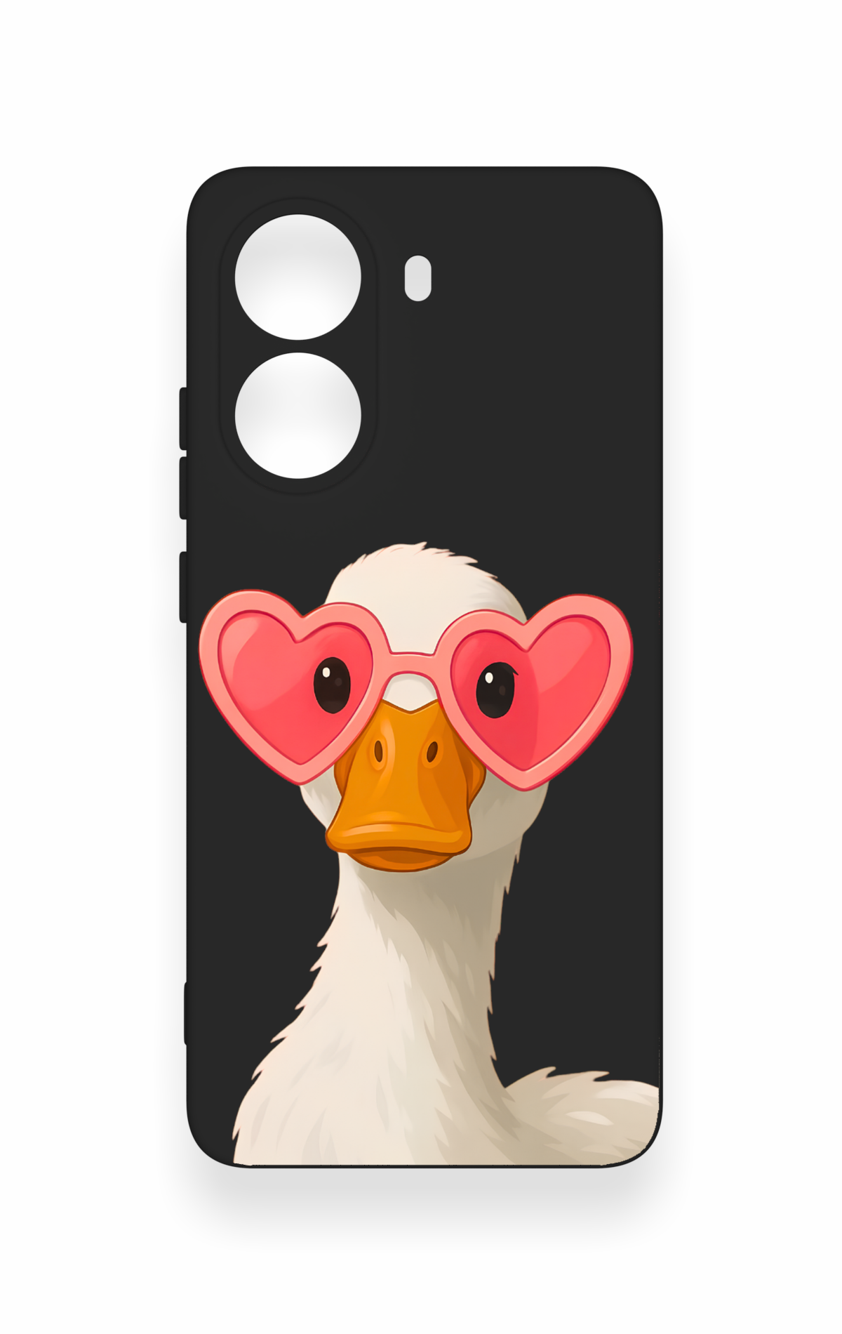 Poco X7 Pro Uyumlu Aşık Ördek Desenli Silikon Kılıf
