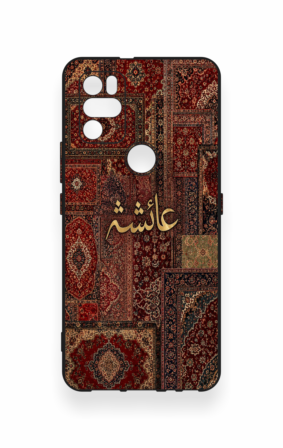 Omix X300 Uyumlu Vintage Halı Desenli Silikon Kılıf