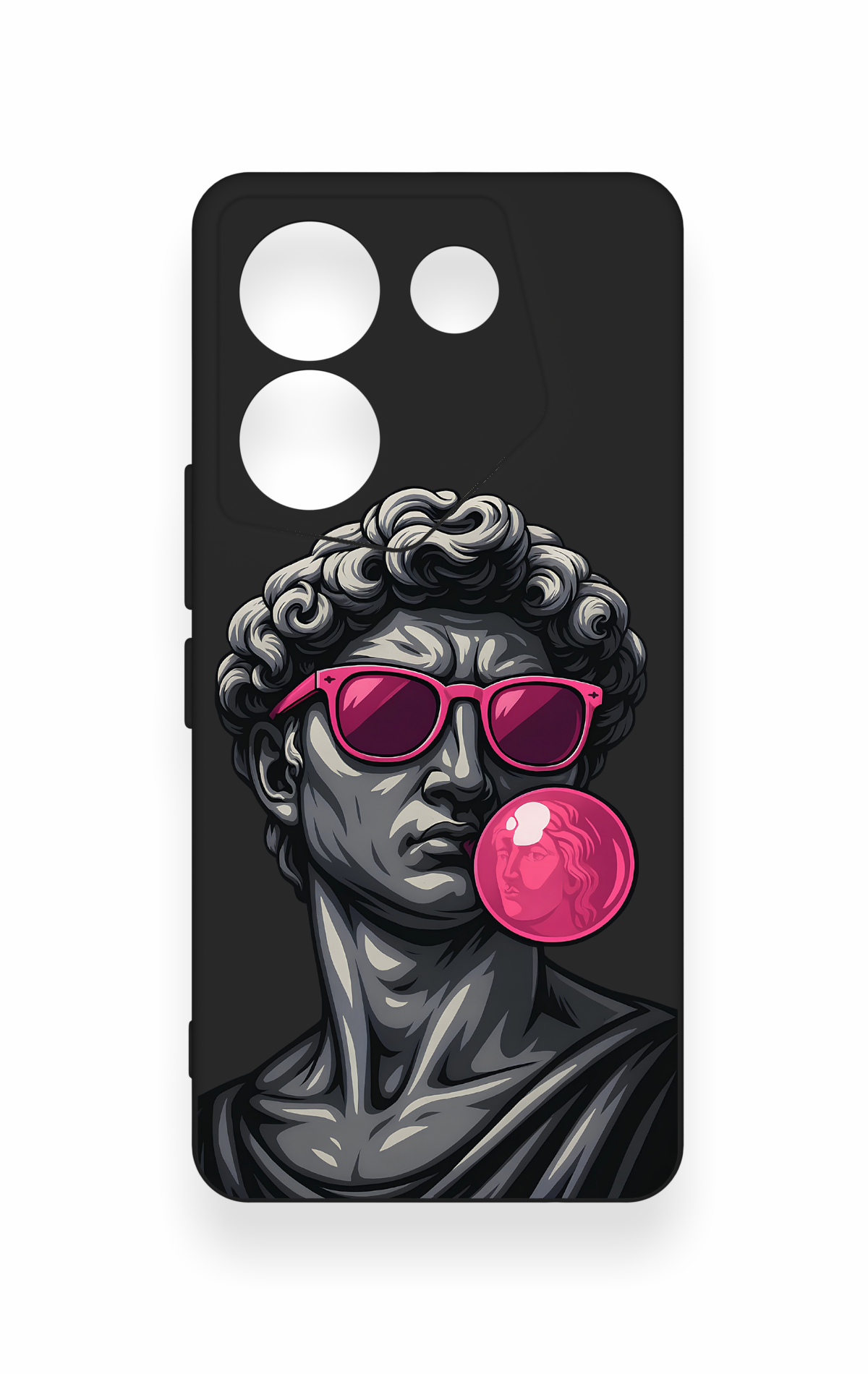 Tecno Camon 20 Pro Uyumlu Pop David Desenli Silikon Kılıf