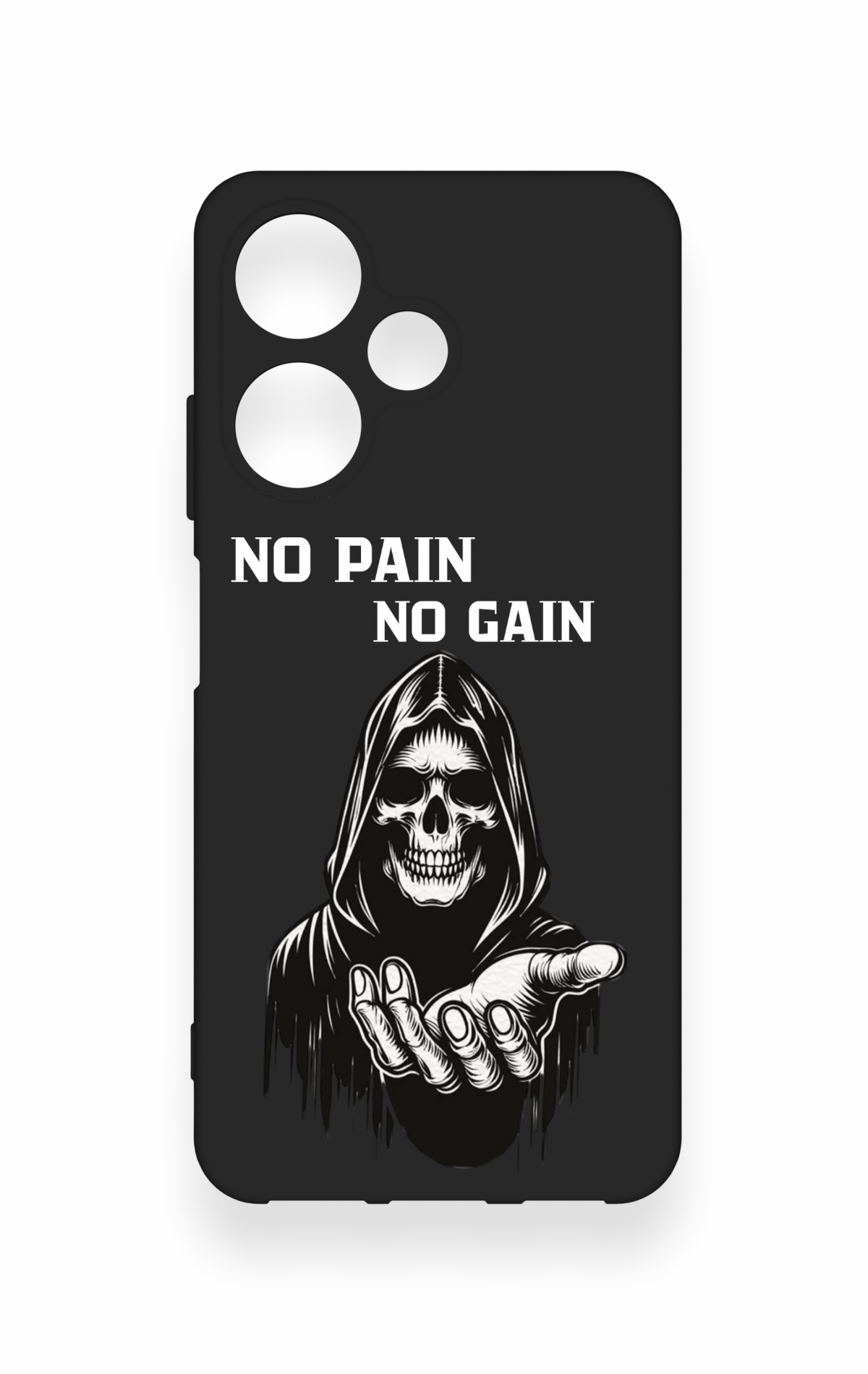 İnfinix Hot 30i Uyumlu No Pain No Gain Desenli Silikon Kılıf