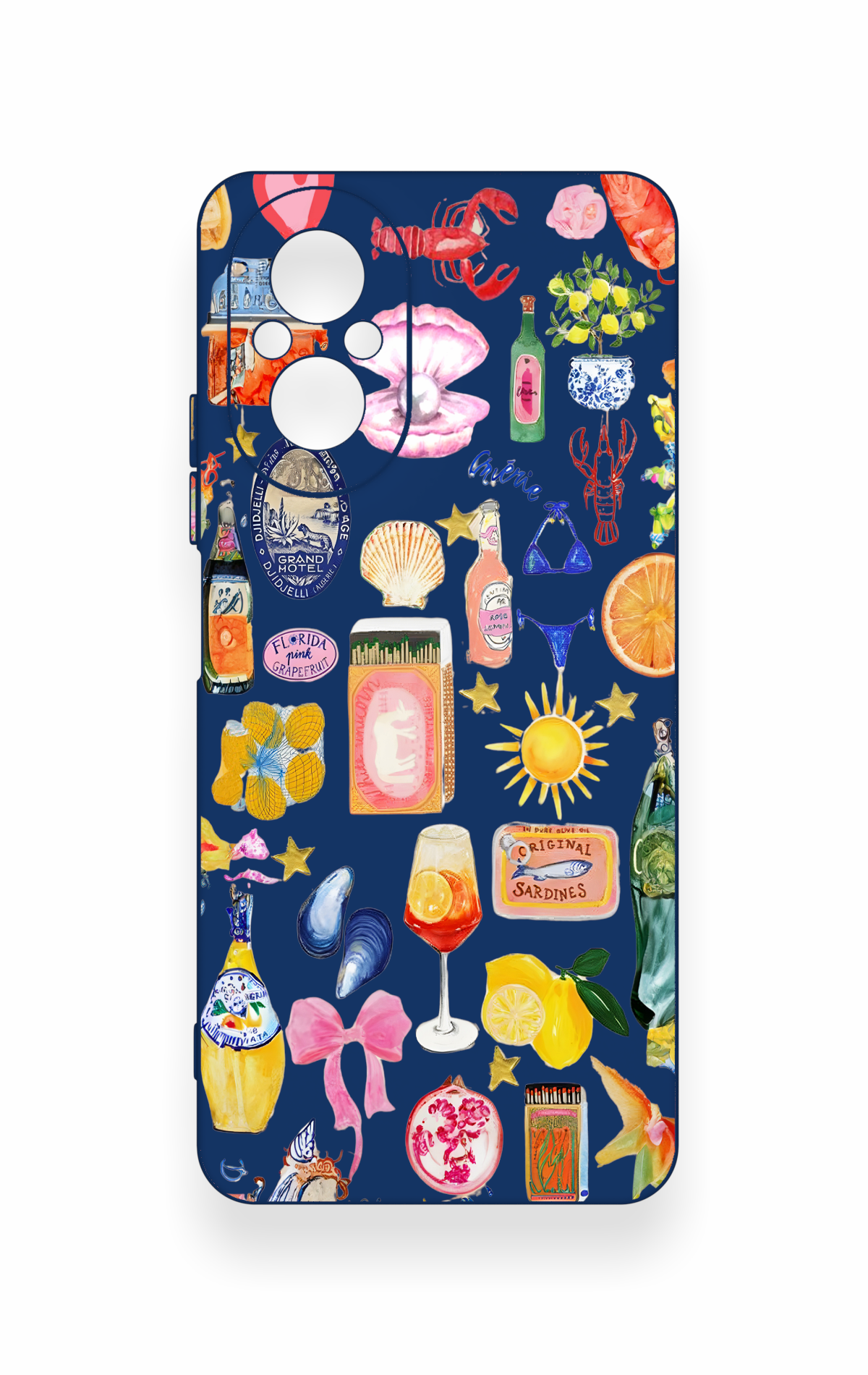 Realme 12 Lite Uyumlu Summer Desenli Silikon Kılıf