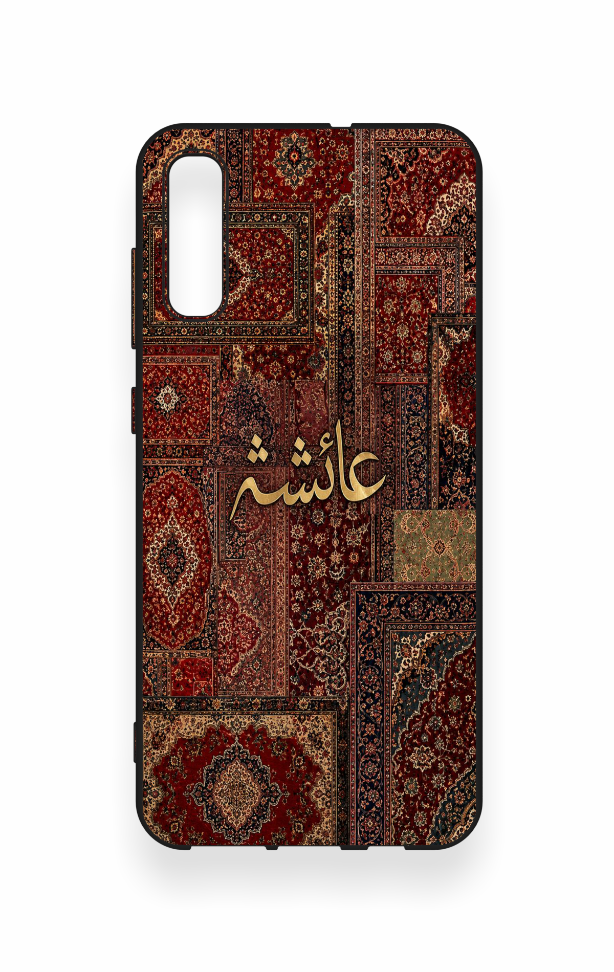 Samsung A70 Uyumlu Vintage Halı Desenli Silikon Kılıf