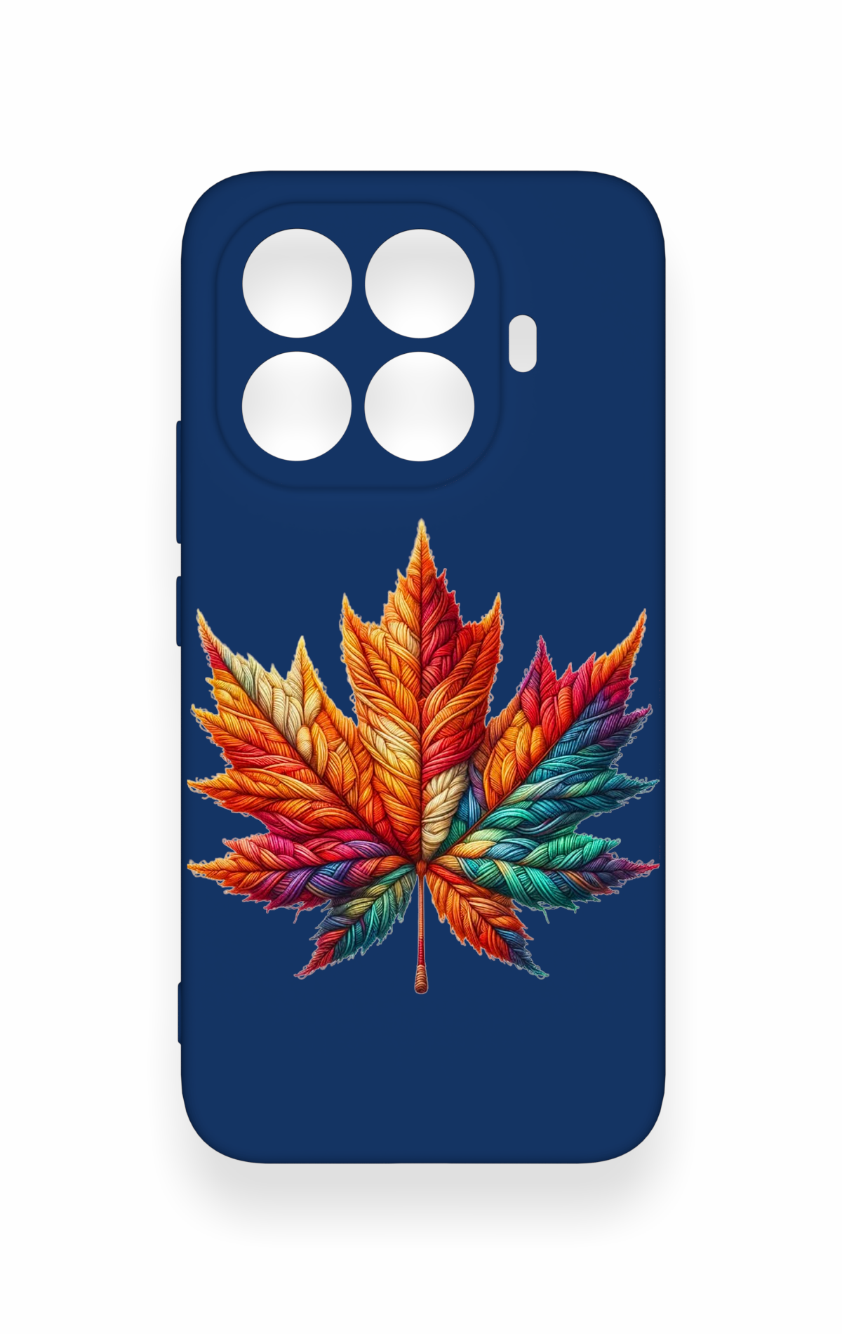 Mi 15T PRO Uyumlu Renkli Yaprak Desenli Silikon Kılıf