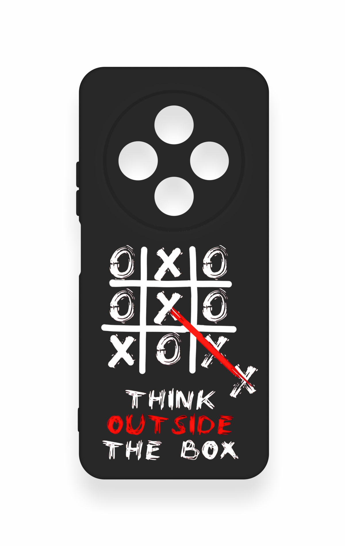Redmi 14C Uyumlu Out Side The Box Desenli Silikon Kılıf