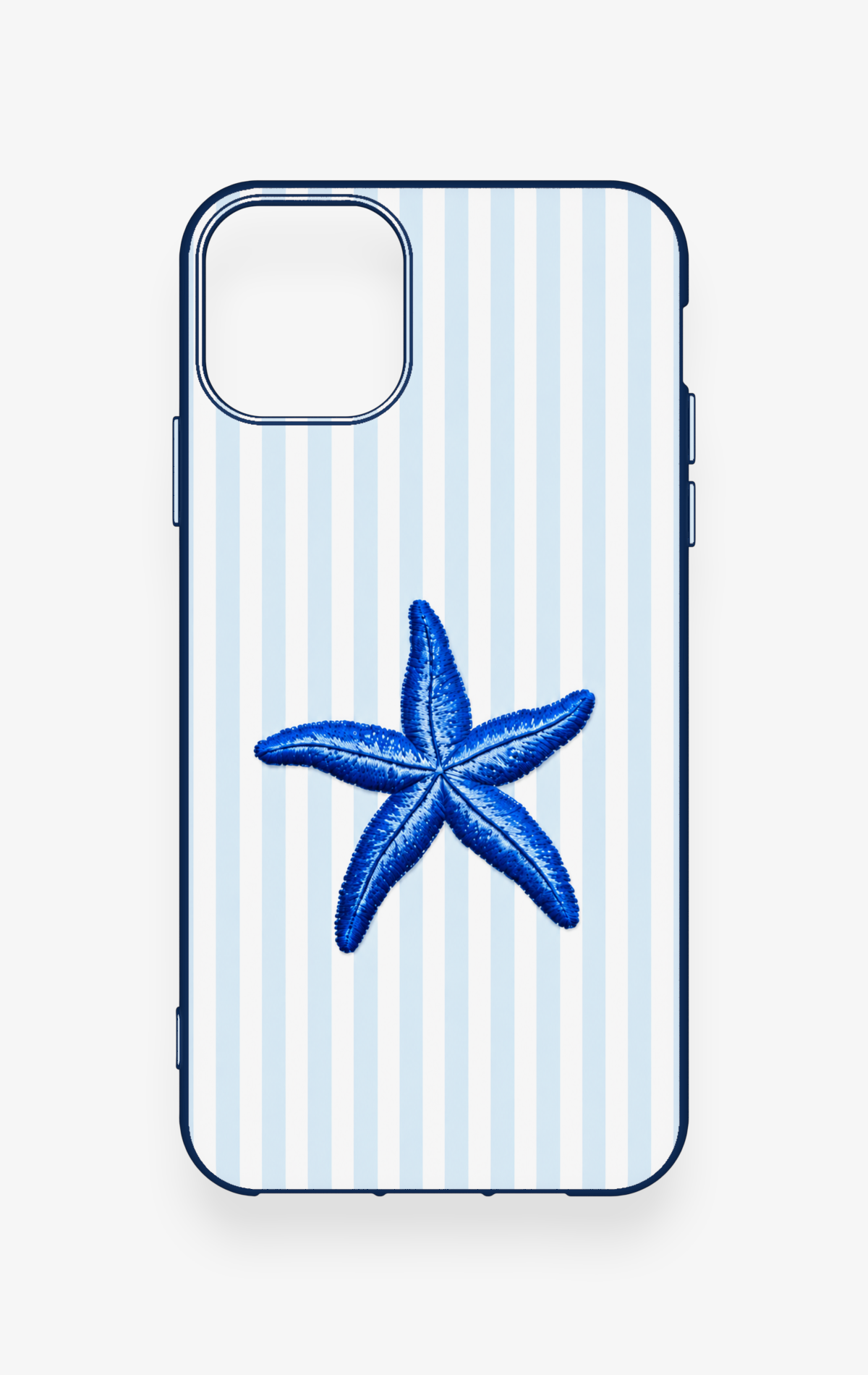 iPhone 11 Pro Max Uyumlu Mavi Deniz Yıldızı Desenli Silikon Kılıf