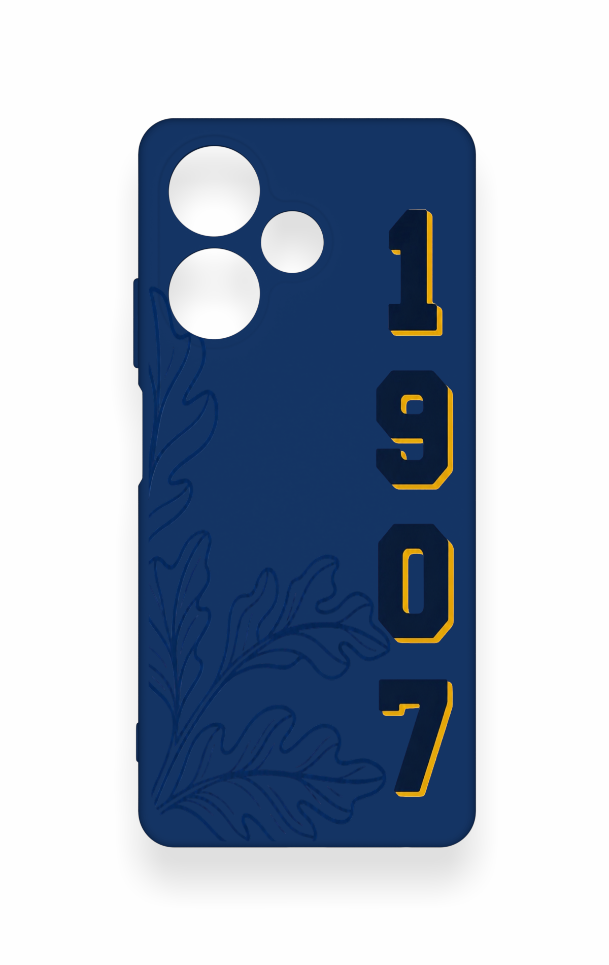 İnfinix Hot 30 Uyumlu 1907 Palamut Desenli Silikon Kılıf