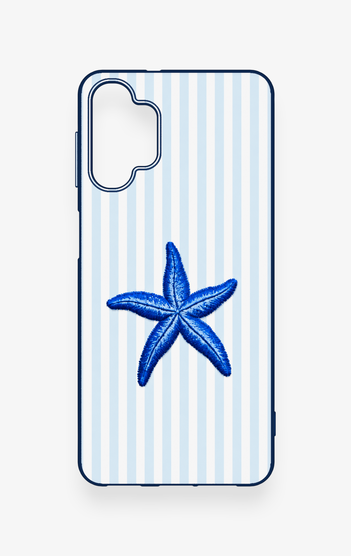 Samsung A32 Uyumlu Mavi Deniz Yıldızı Desenli Silikon Kılıf