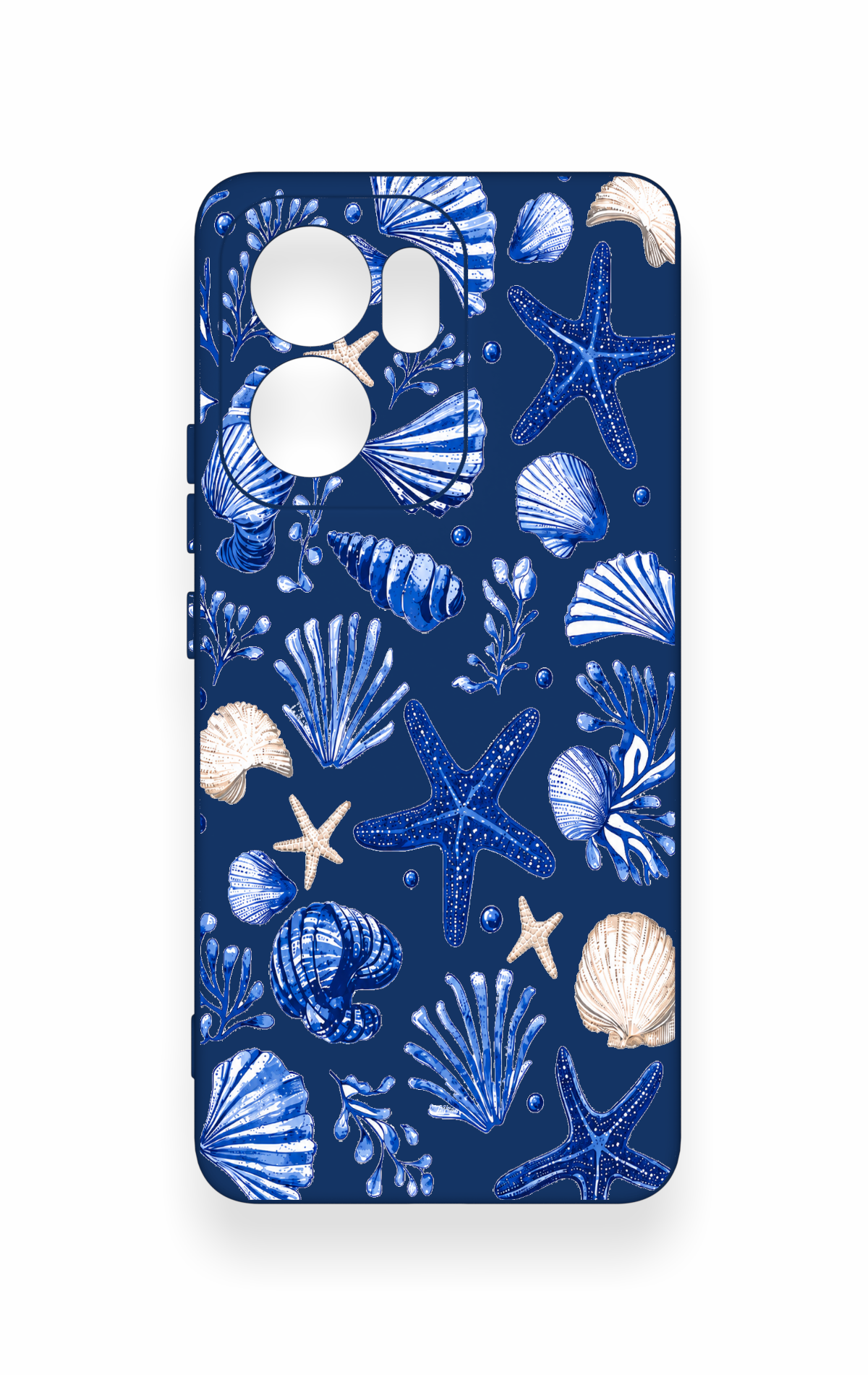 Oppo Reno 13F Uyumlu Deniz Kabuğu Desenli Silikon Kılıf