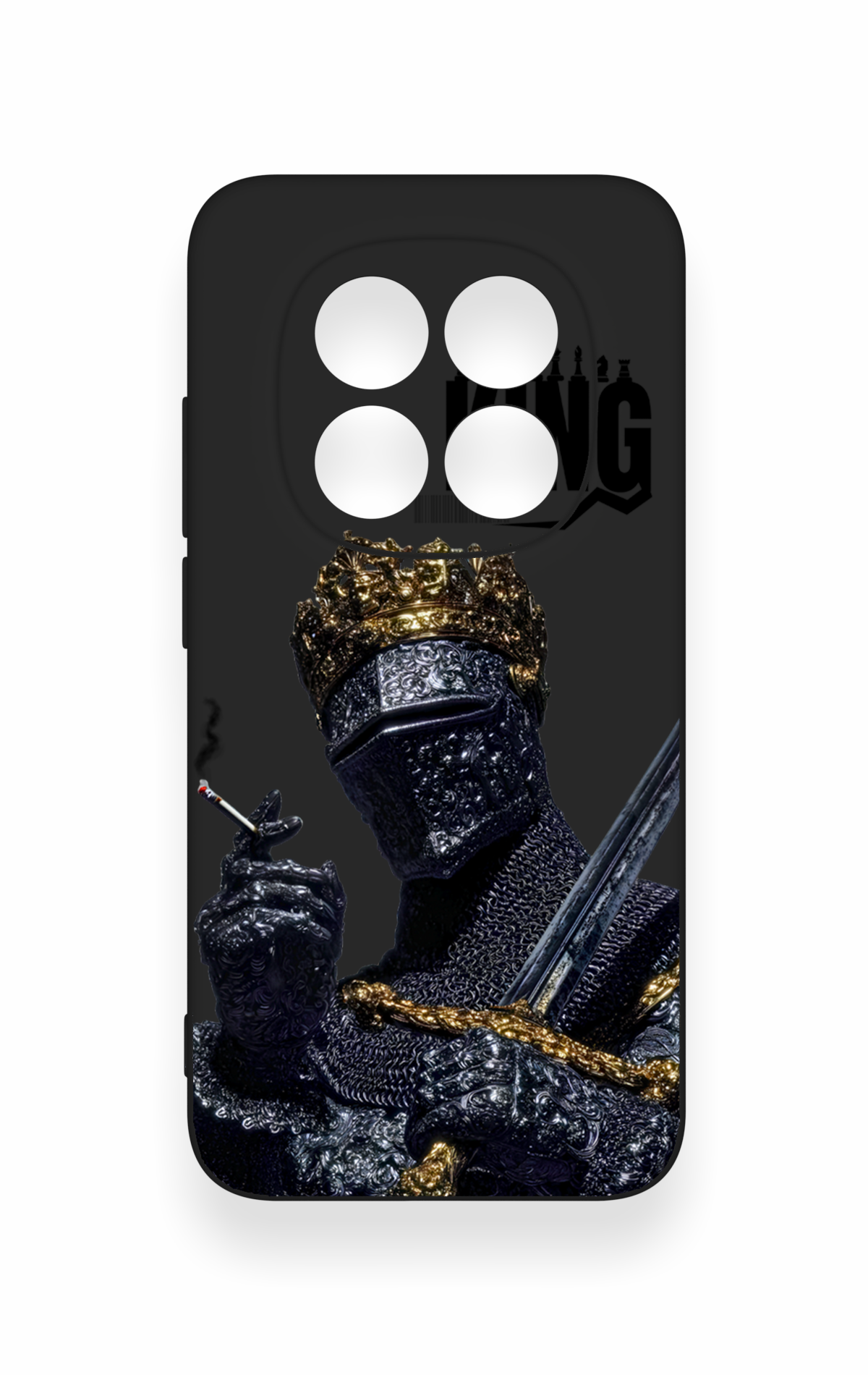 Redmi Note 15 Pro 5G Uyumlu King Desenli Silikon Kılıf