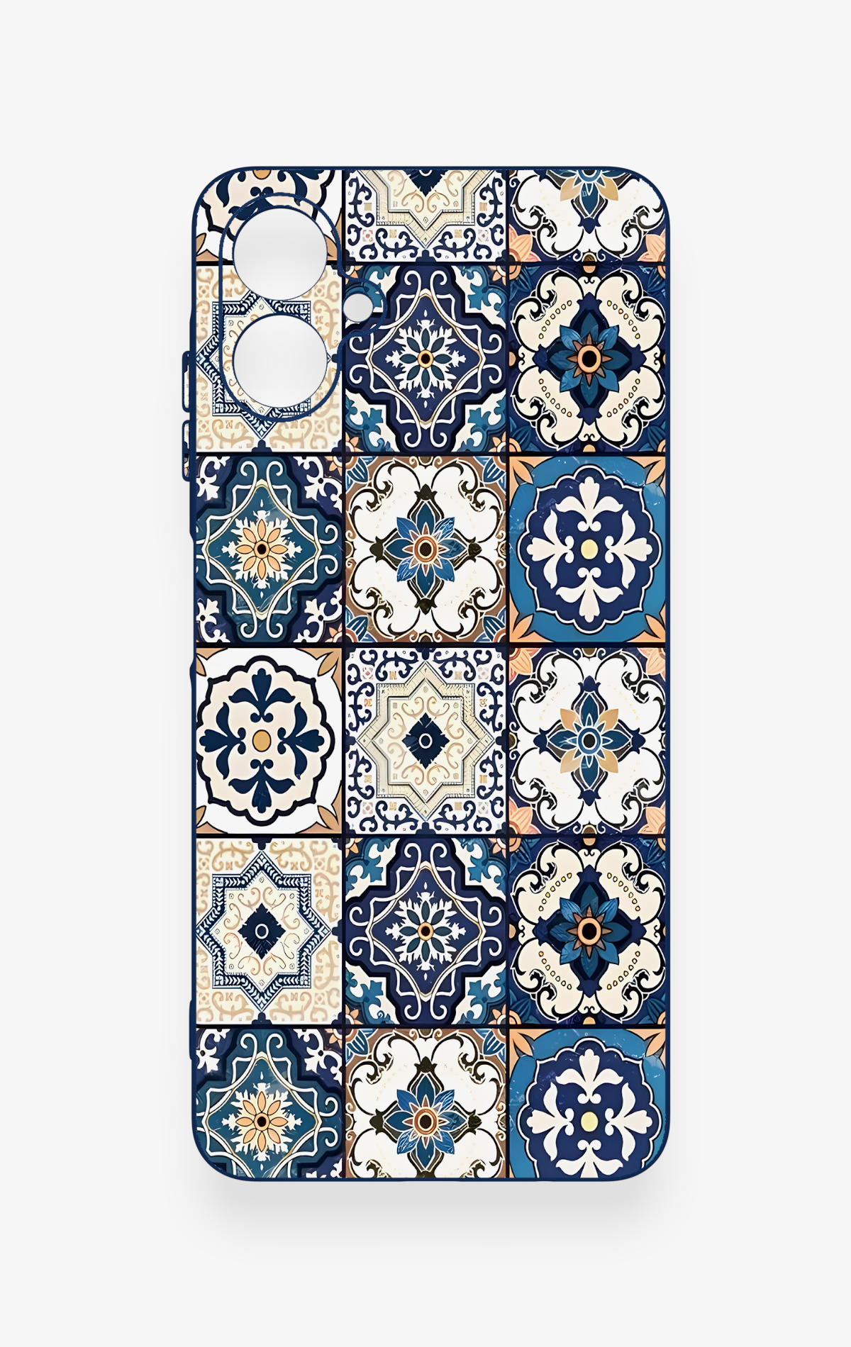 Samsung A06 Uyumlu Mozaik Çini Desenli Silikon Kılıf