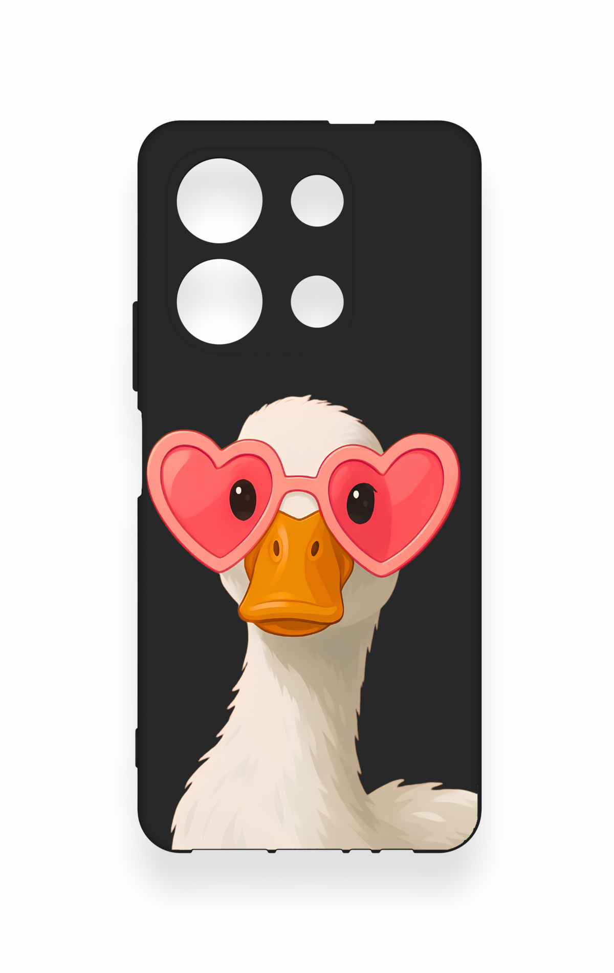 İnfinix Note 30 Uyumlu Aşık Ördek Desenli Silikon Kılıf