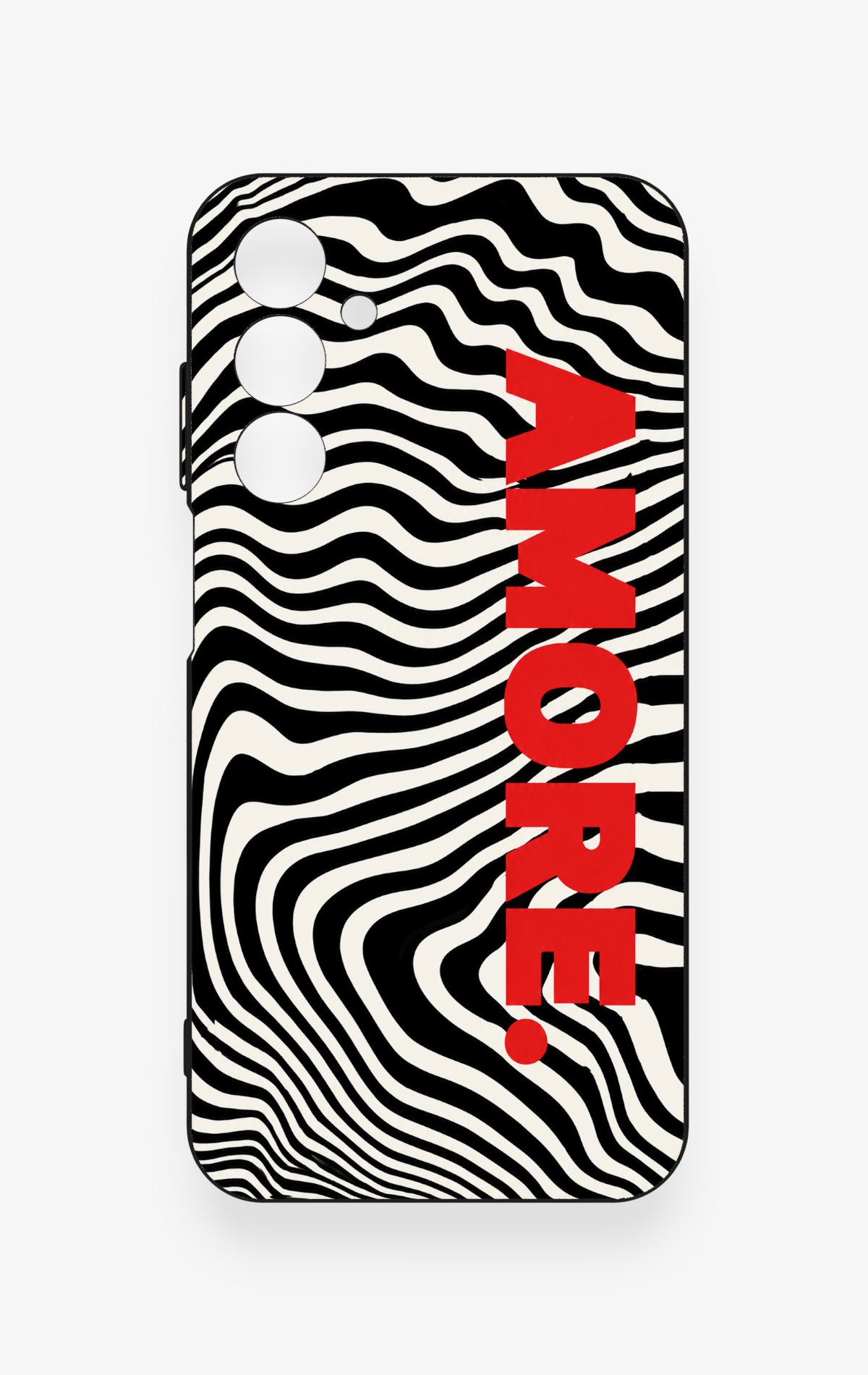 Samsung A25 Uyumlu Zebra Amore Desenli Silikon Kılıf