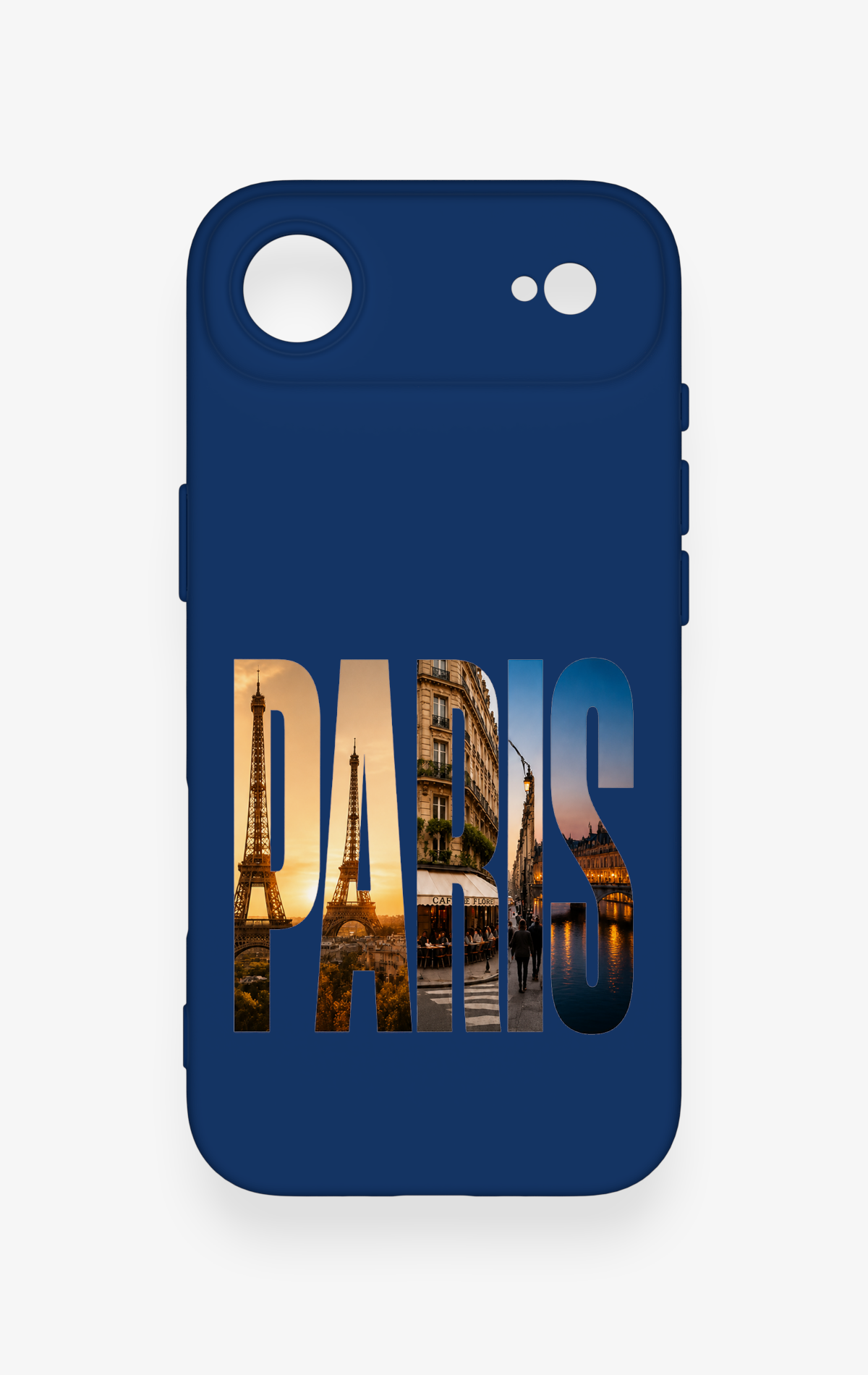 iPhone 17 Air Uyumlu Paris Desenli Silikon Kılıf