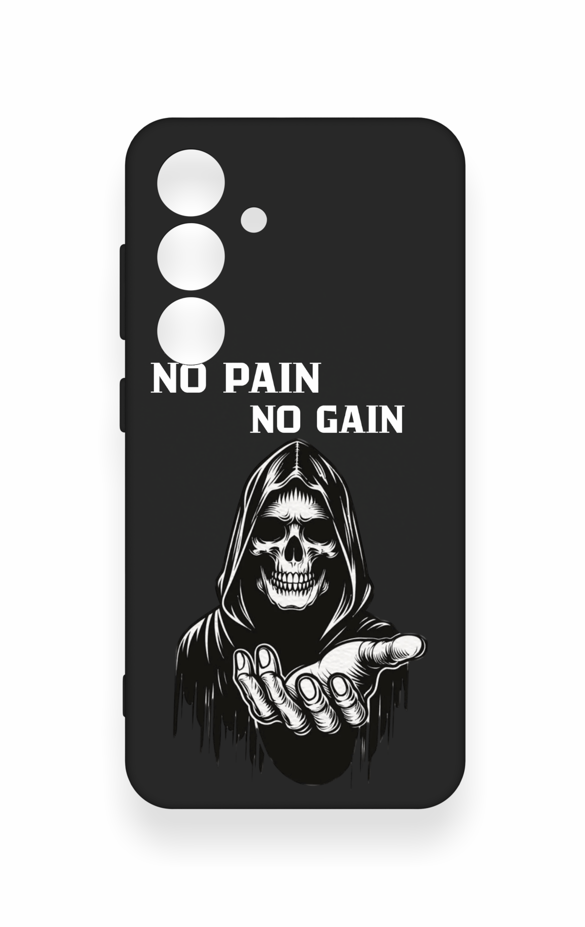 Samsung S24 Uyumlu No Pain No Gain Desenli Silikon Kılıf