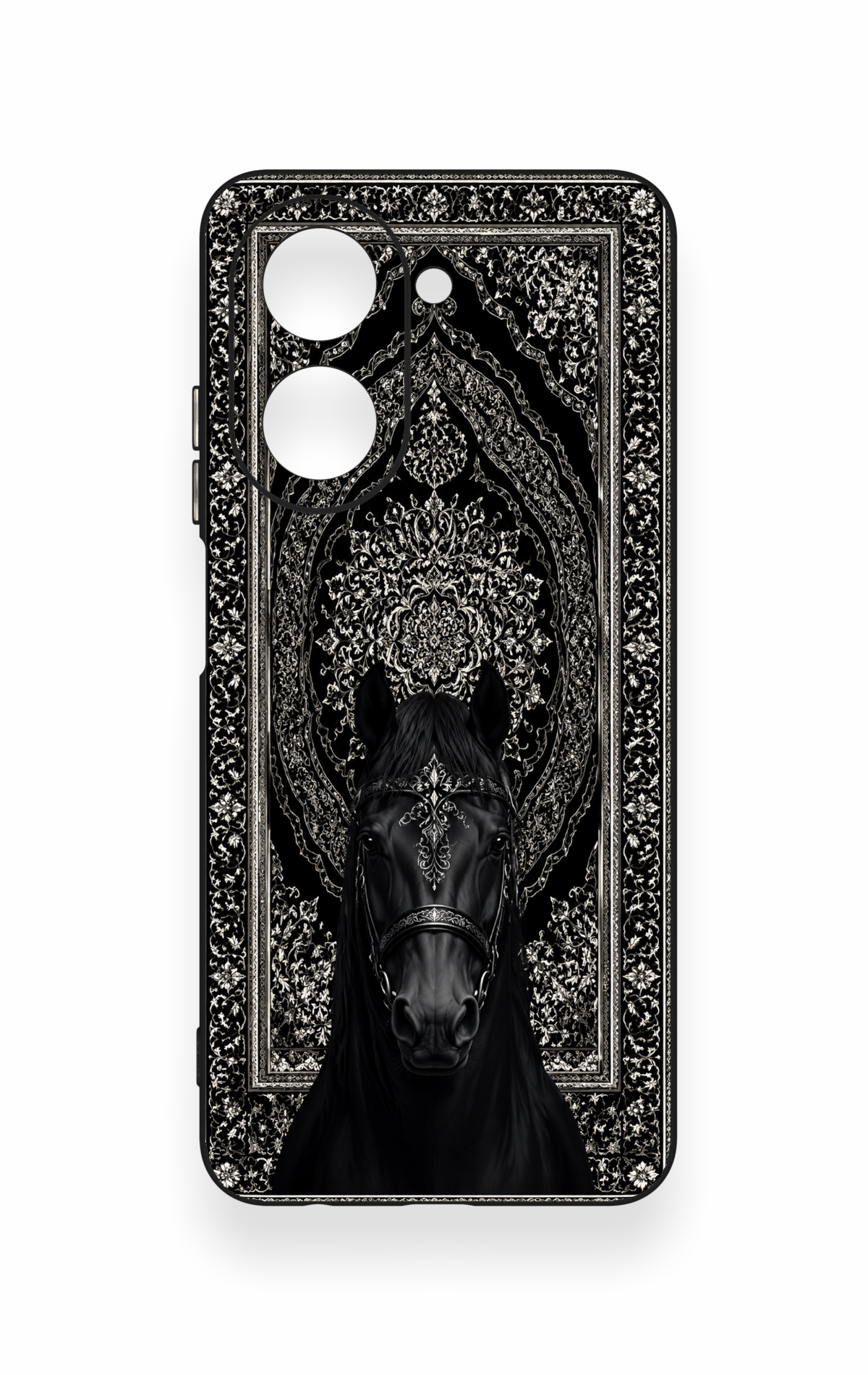 Redmi A5 Uyumlu Etnik At Figürü Desenli Silikon Kılıf