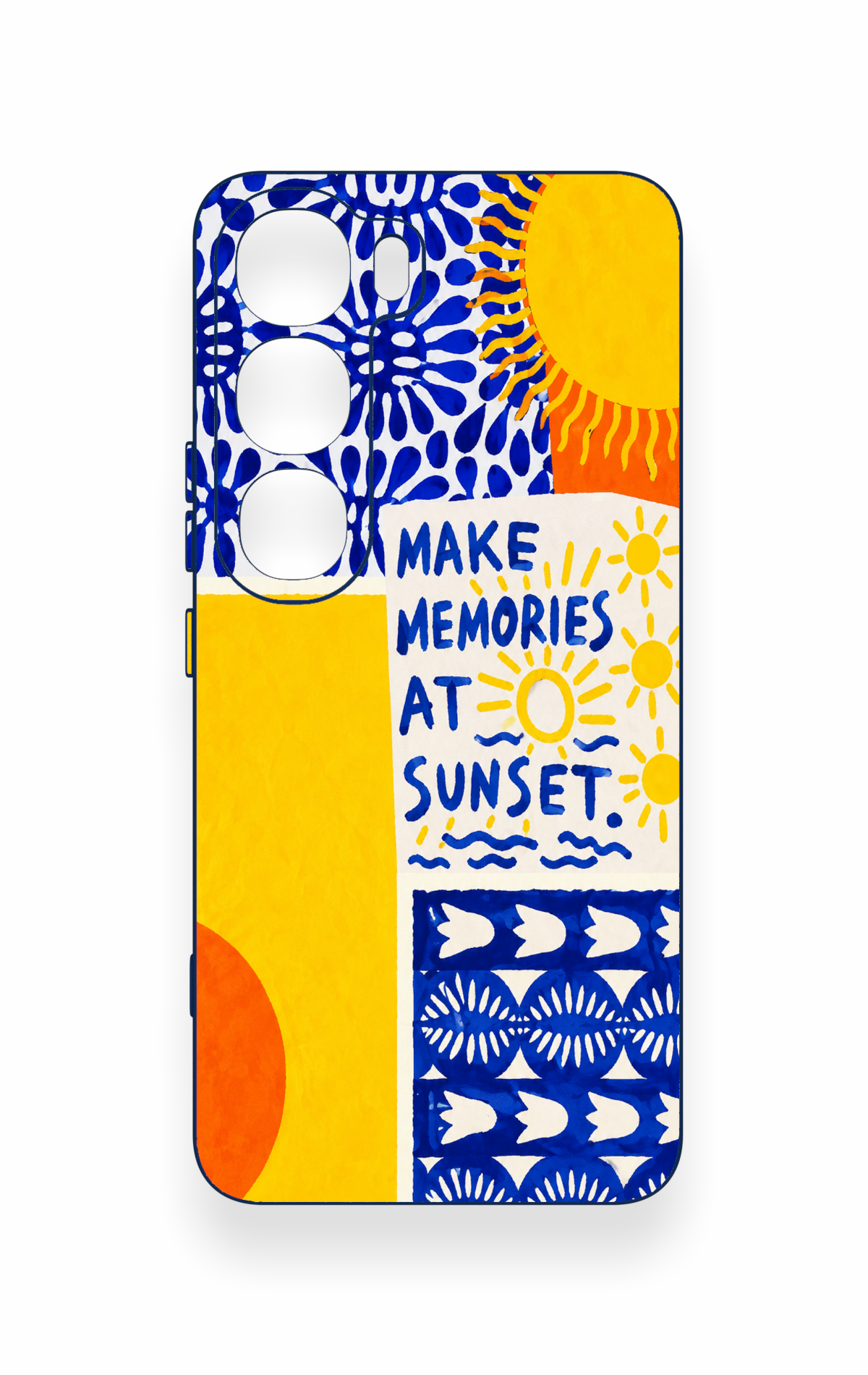 Vivo V40 Lite 5G Uyumlu Sunset Desenli Silikon Kılıf