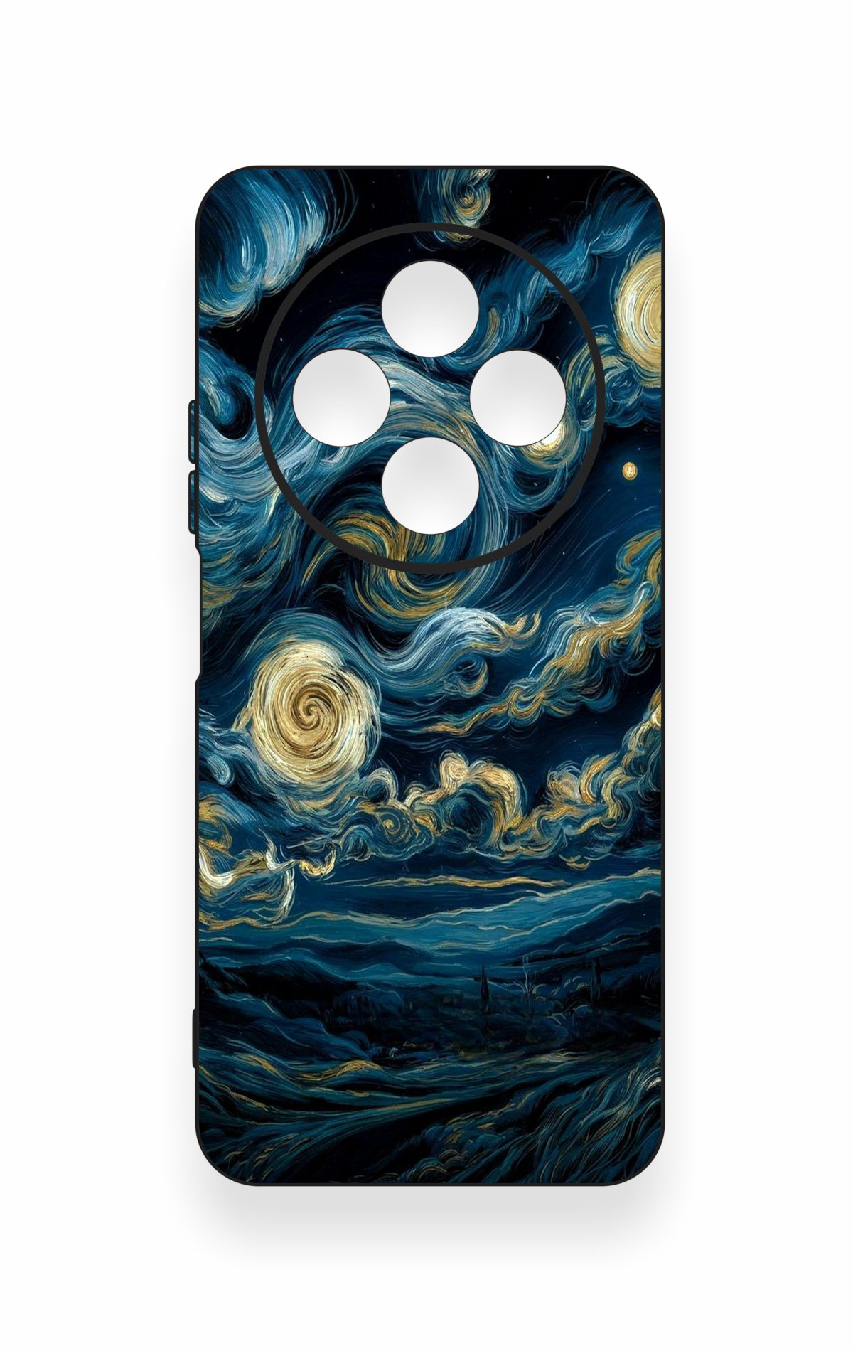 Redmi 14C Uyumlu Yıldızlı Gece Desenli Silikon Kılıf