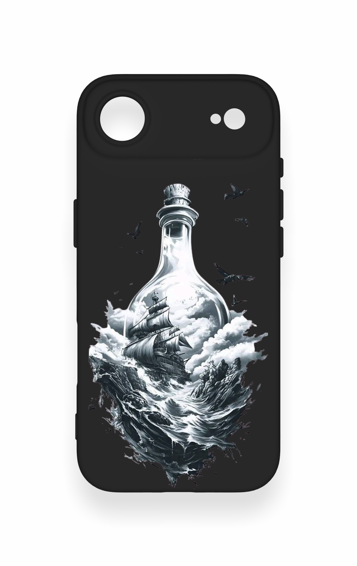 iPhone 17 Air Uyumlu Secret Sea Desenli Silikon Kılıf