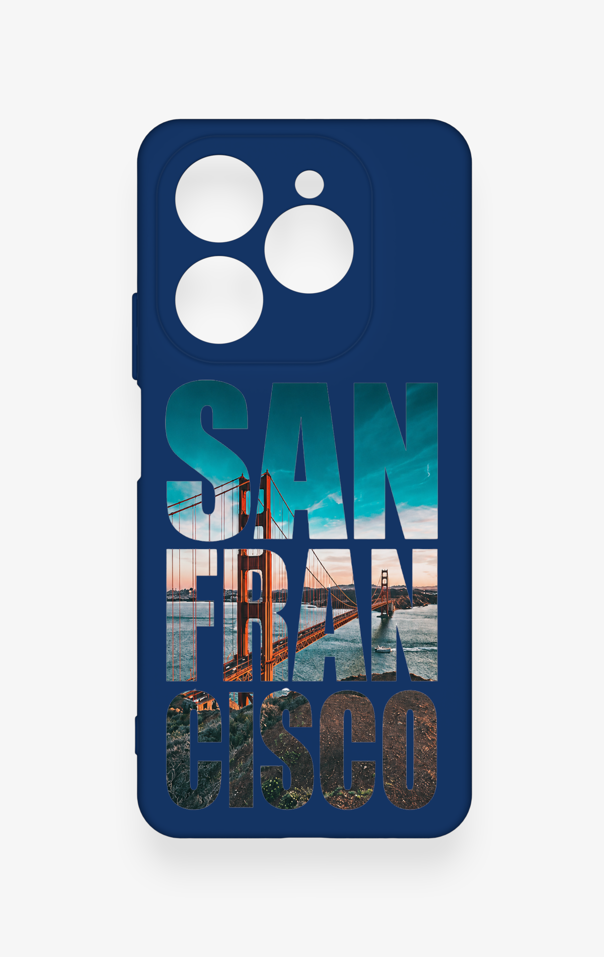 Tecno Spark 20 Pro Uyumlu San Francisco Desenli Silikon Kılıf