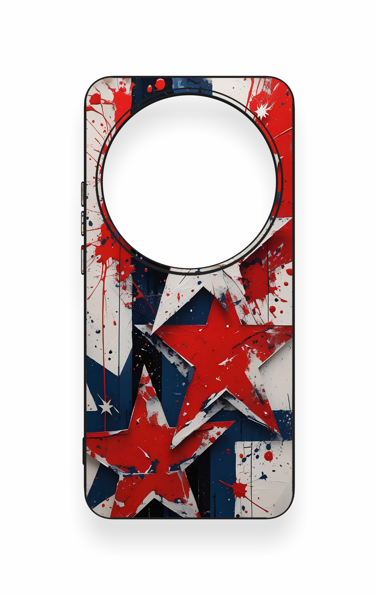 Xiomi Mi 15 Ultra Uyumlu Star Flag Desenli Silikon Kılıf