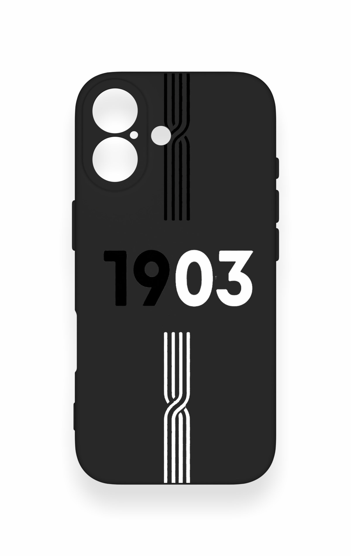 iPhone 17 Uyumlu 1903 Kemer Desenli Silikon Kılıf