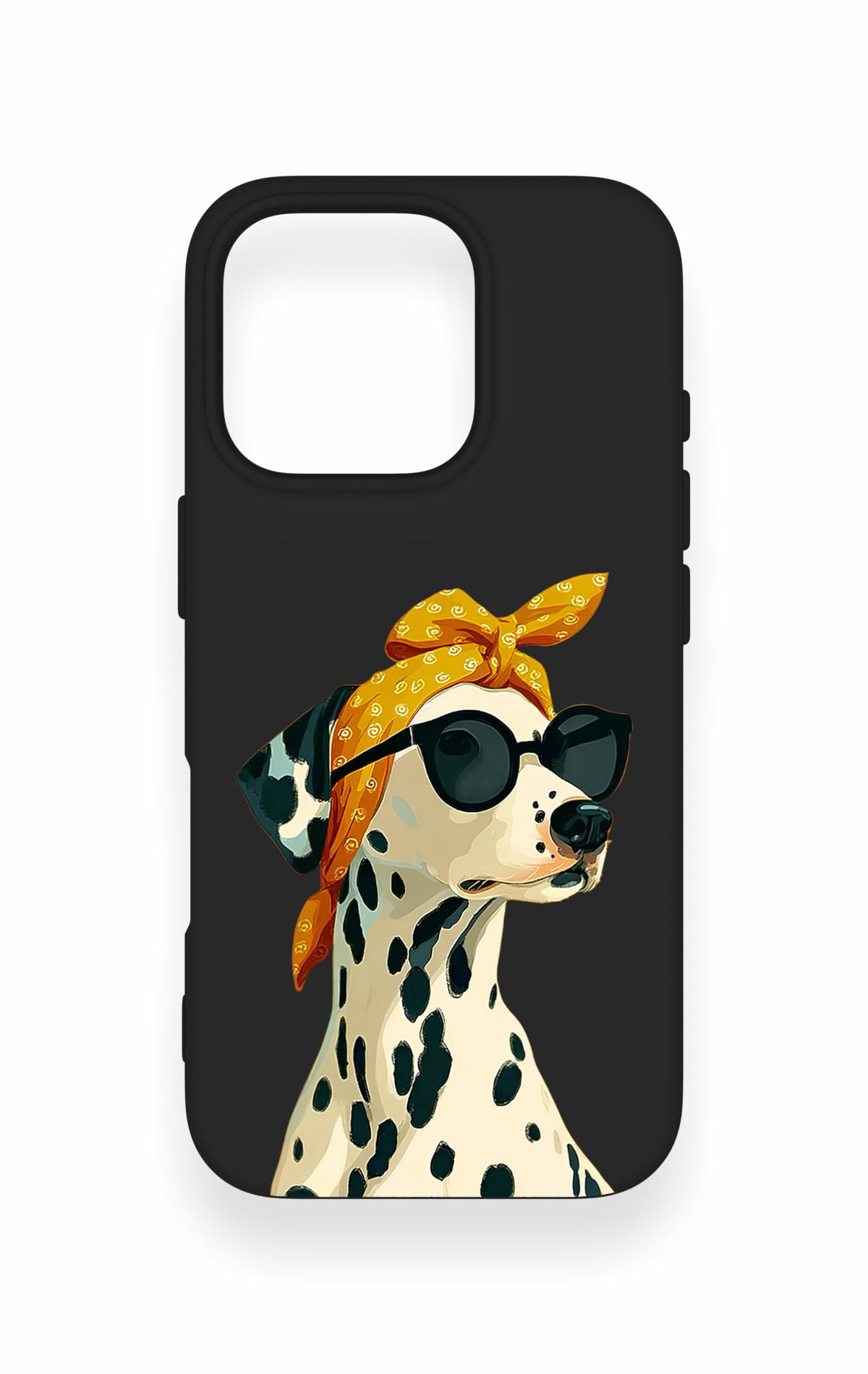 iPhone 16 Pro Uyumlu Cool Dalmaçyalı Desenli Silikon Kılıf