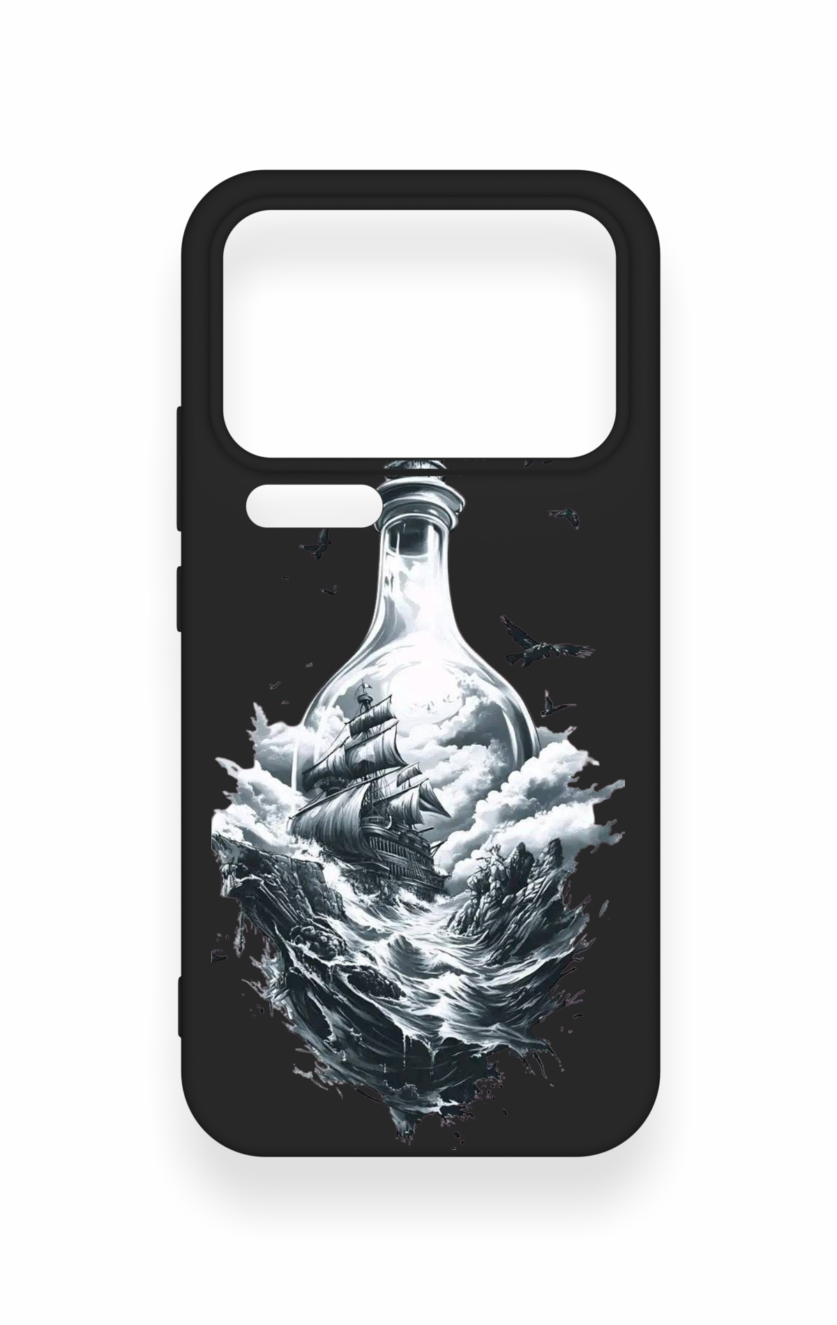 Mi 17 Pro Max Uyumlu Secret Sea Desenli Silikon Kılıf