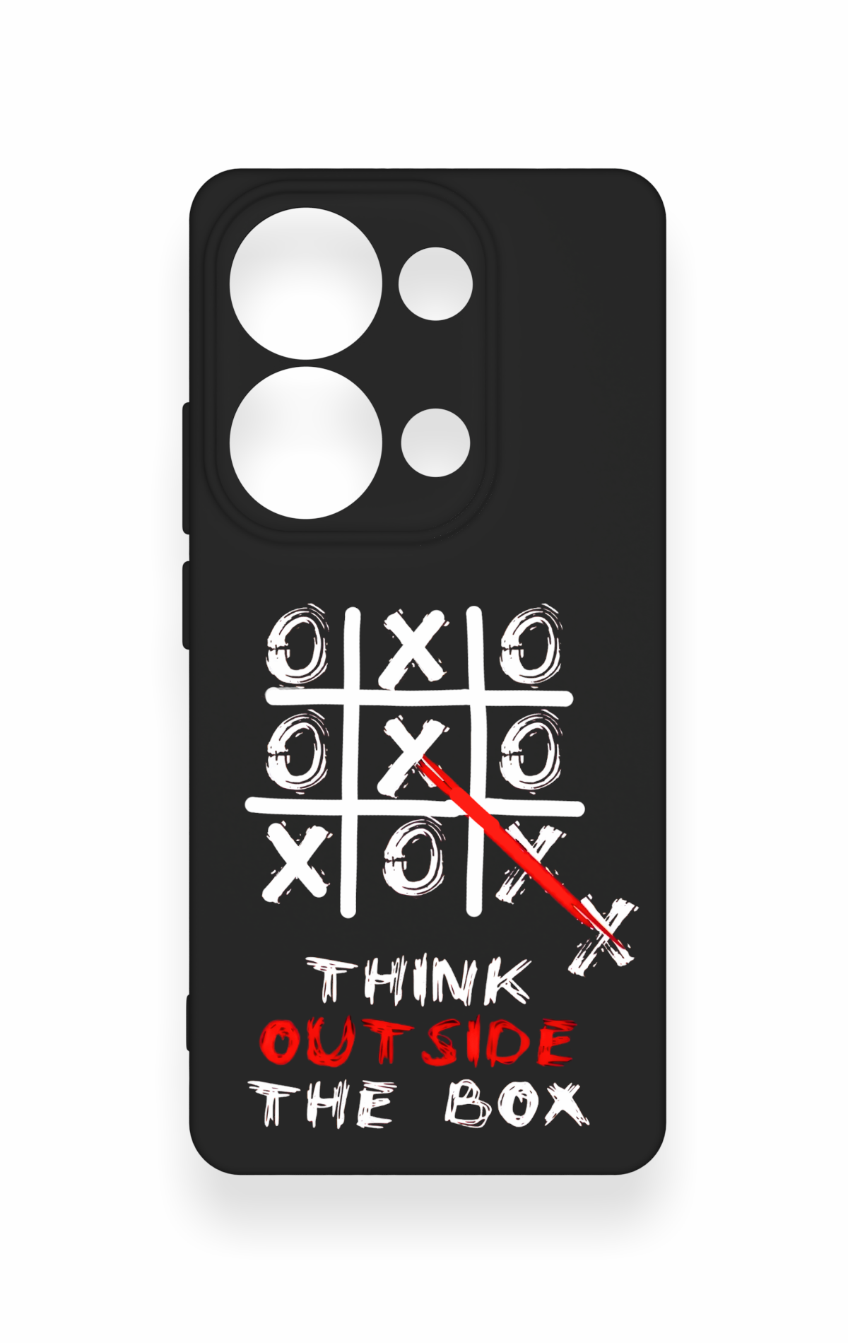 Redmi Note 13 Pro 4G Uyumlu Out Side The Box Desenli Silikon Kılıf