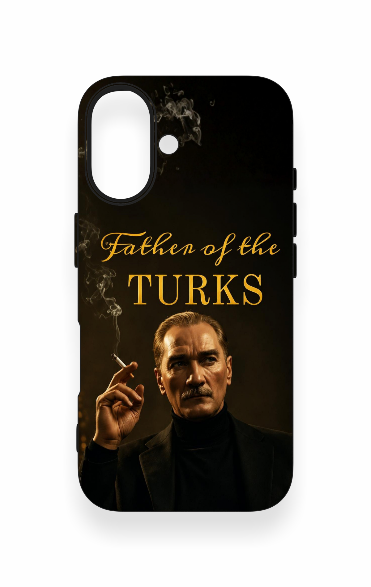 iPhone 16 Uyumlu Father Of The Turks Desenli Silikon Kılıf