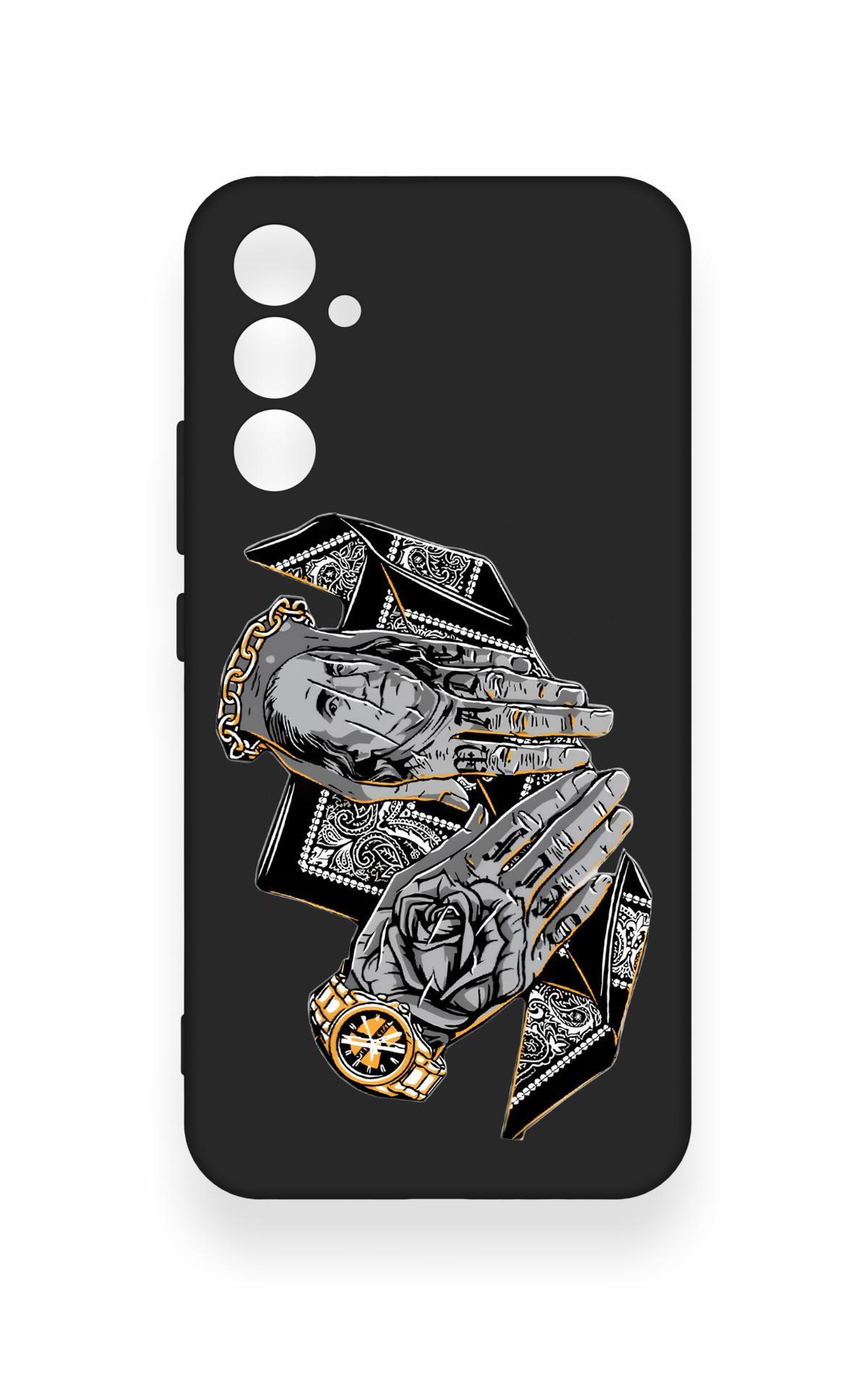 Samsung A34 Uyumlu Self Made Desenli Silikon Kılıf