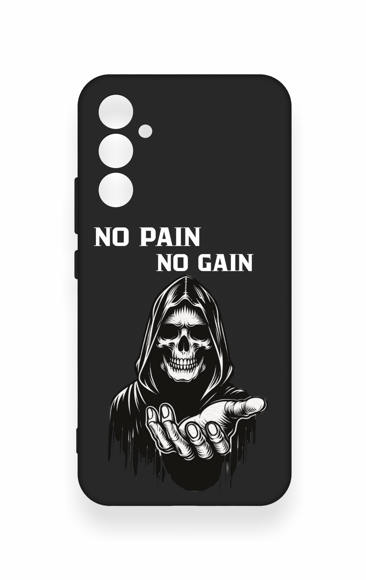 Samsung A34 Uyumlu No Pain No Gain Desenli Silikon Kılıf