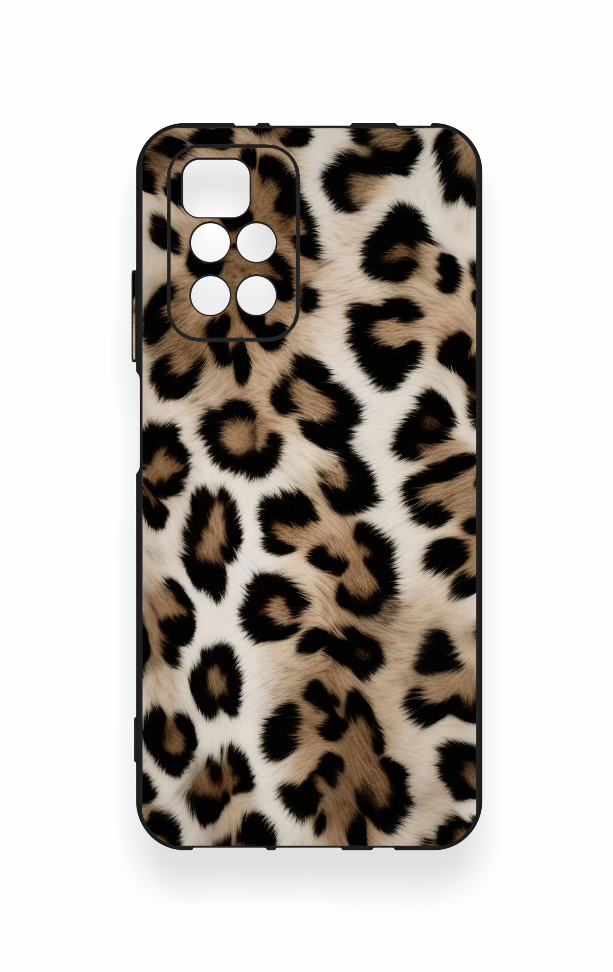 Redmi 10 2022 Uyumlu Leopar Derisi Desenli Silikon Kılıf