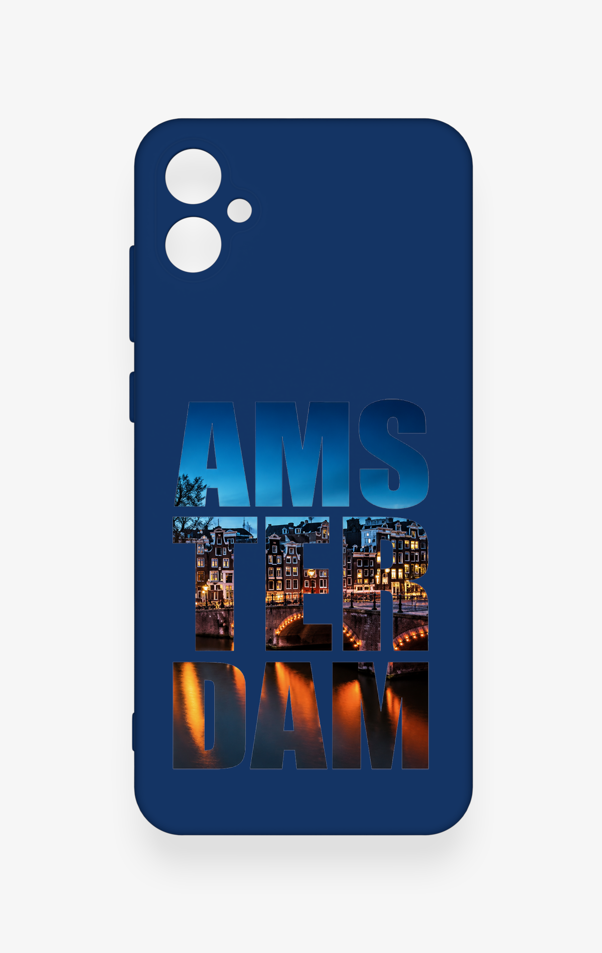 Samsung A05 Uyumlu Amsterdam Desenli Silikon Kılıf