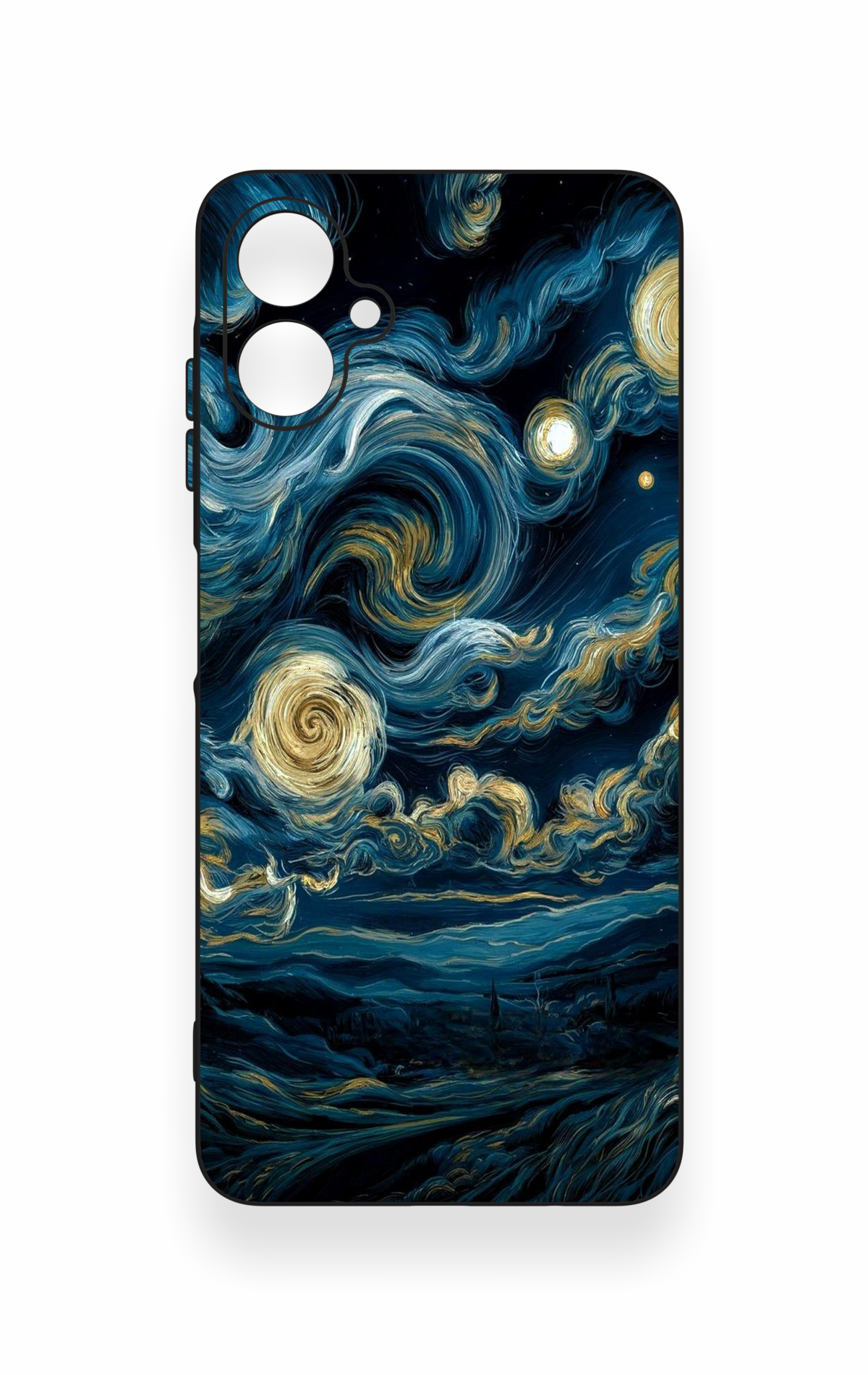 Samsung A06 Uyumlu Yıldızlı Gece Desenli Silikon Kılıf