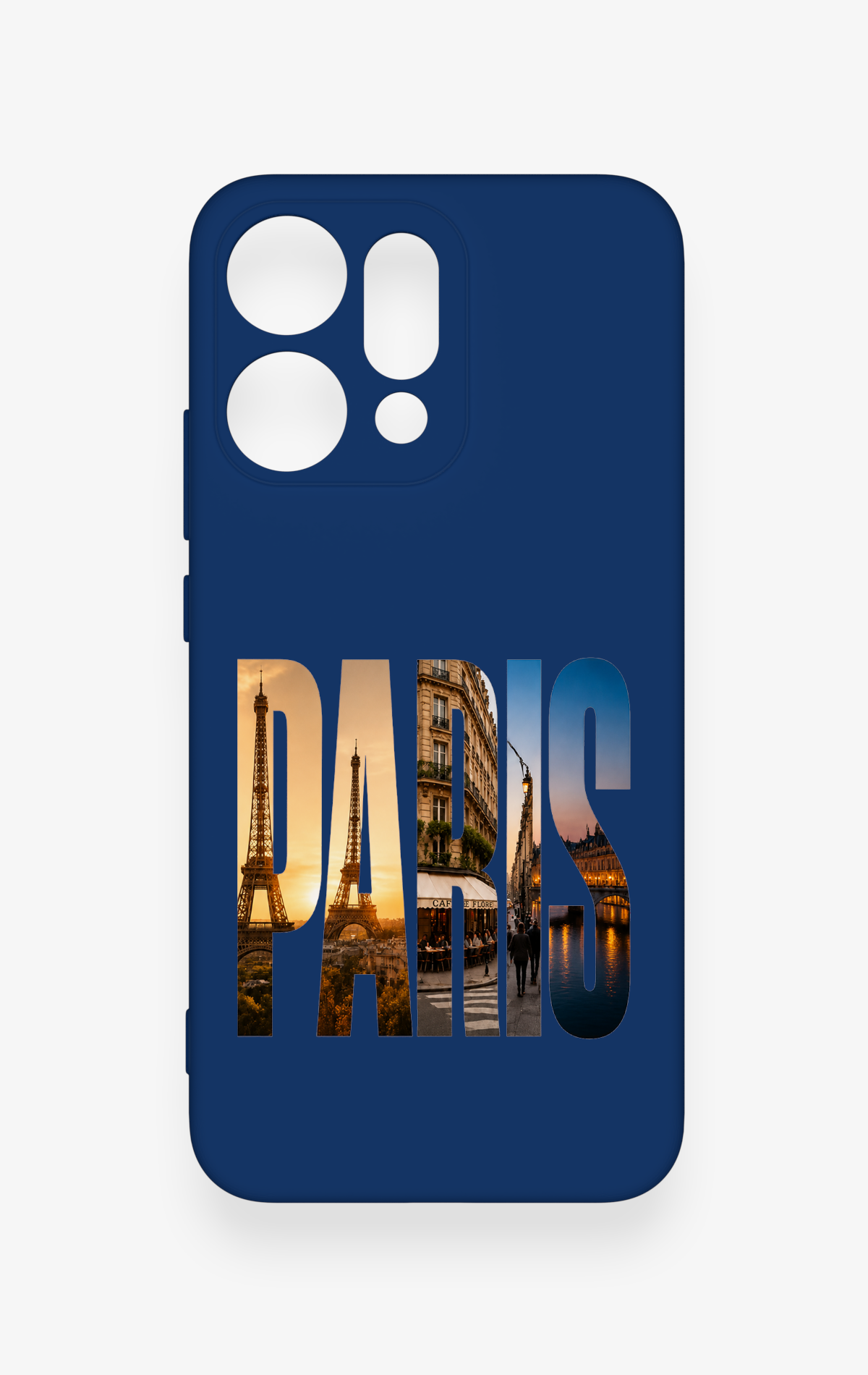Oppo Reno 14 Uyumlu Paris Desenli Silikon Kılıf