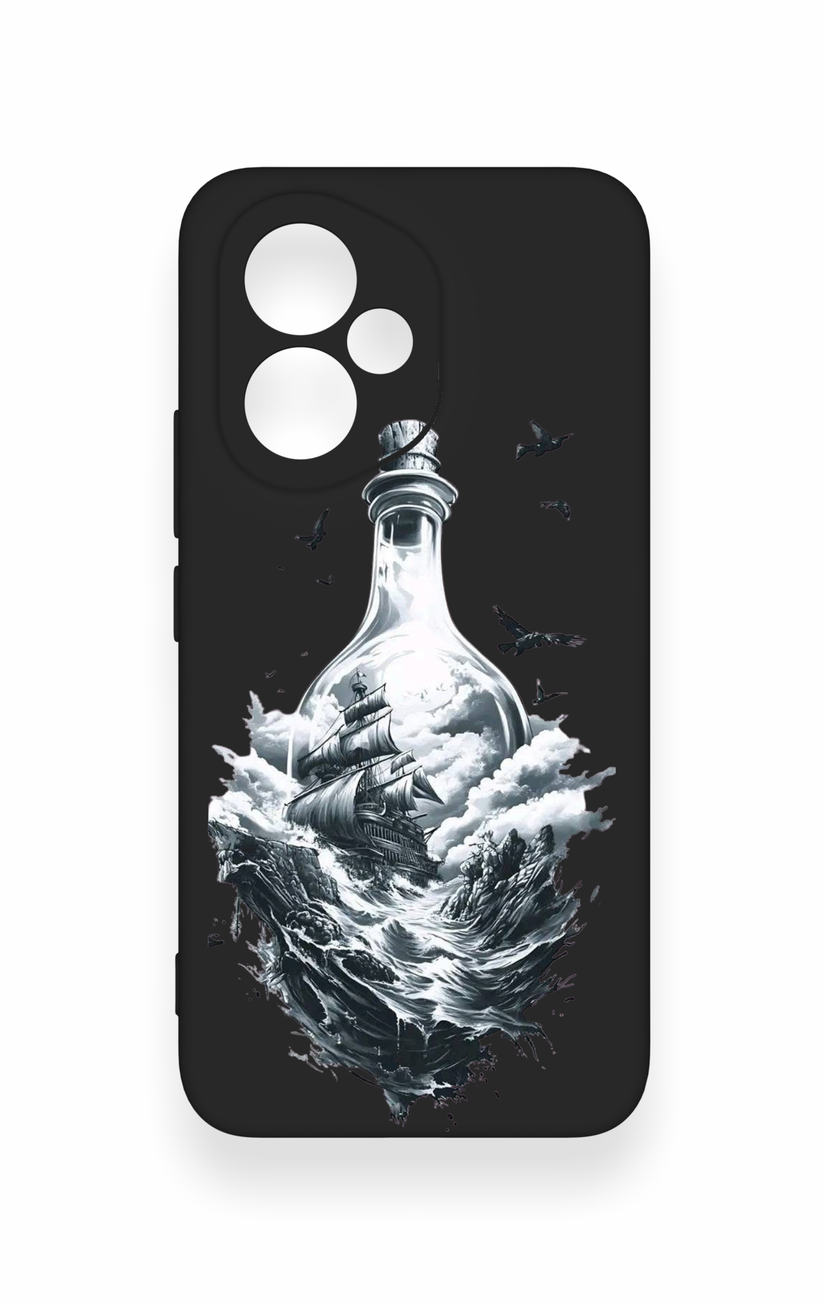 Honor 400 Uyumlu Secret Sea Desenli Silikon Kılıf