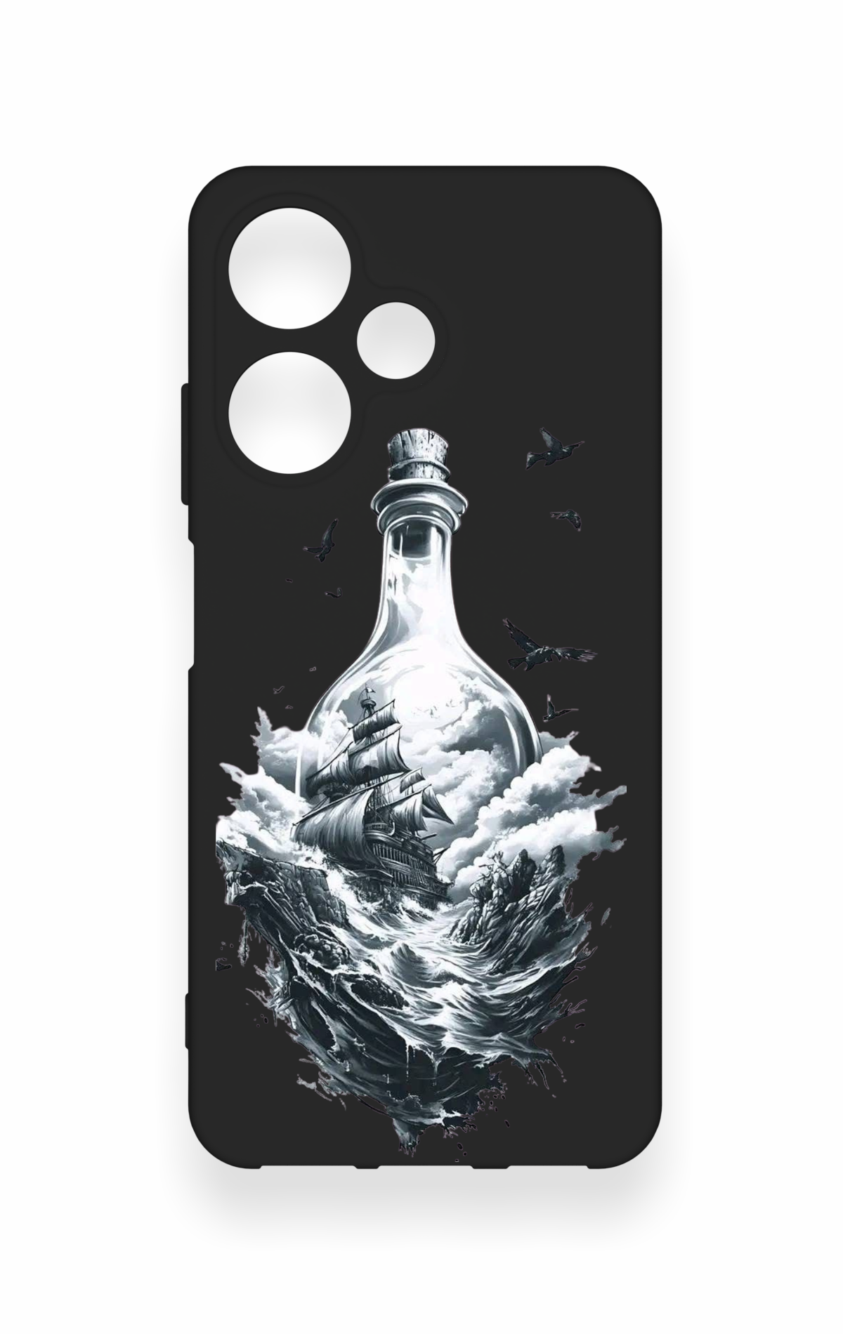 İnfinix Hot 30i Uyumlu Secret Sea Desenli Silikon Kılıf