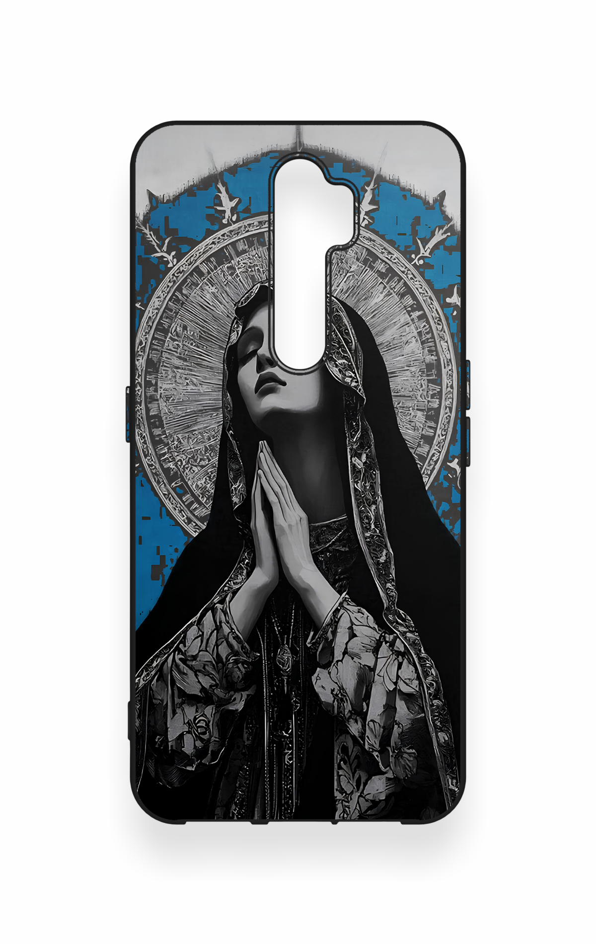 Oppo A5 2020 Uyumlu Rahibe Desenli Silikon Kılıf