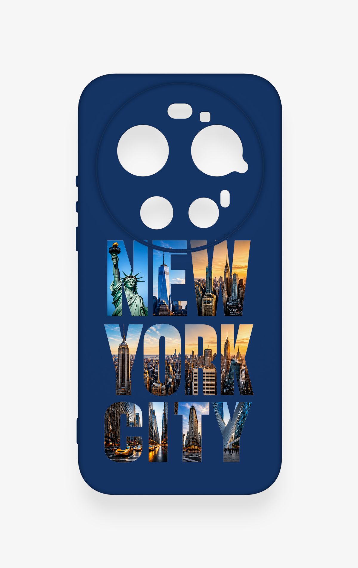 Mi 17 Ultra Uyumlu New York City Desenli Silikon Kılıf