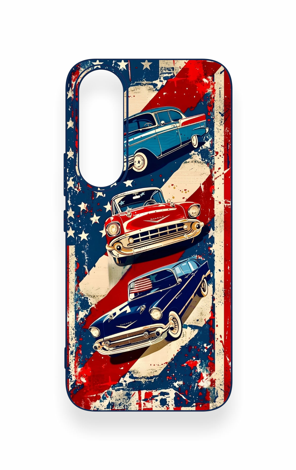 Vivo V70 FE 5G Uyumlu Amerikan Chevrolet Desenli Silikon Kılıf